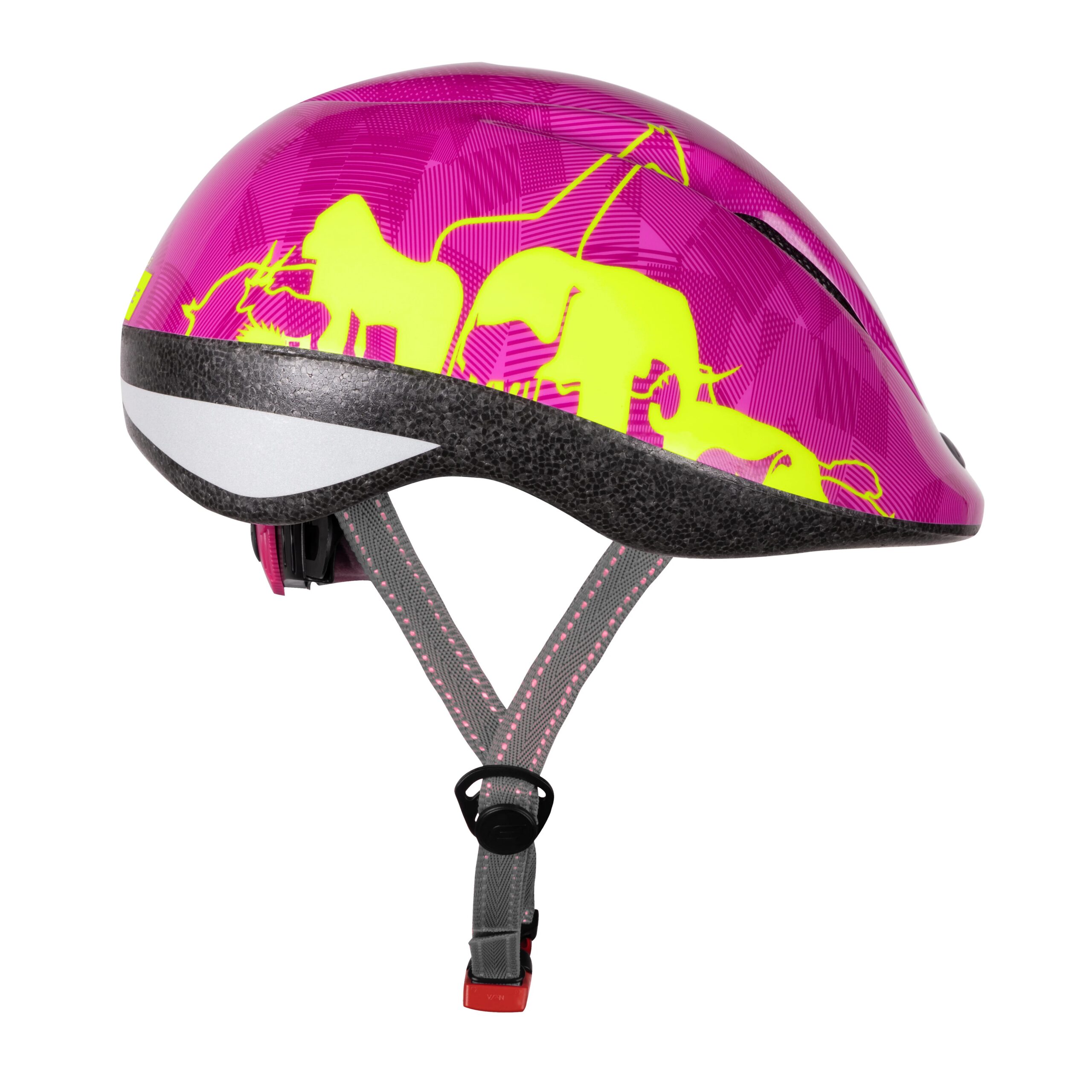 přilba FORCE FUN ANIMALS dětská fluo-růžová M - Obrázek 2