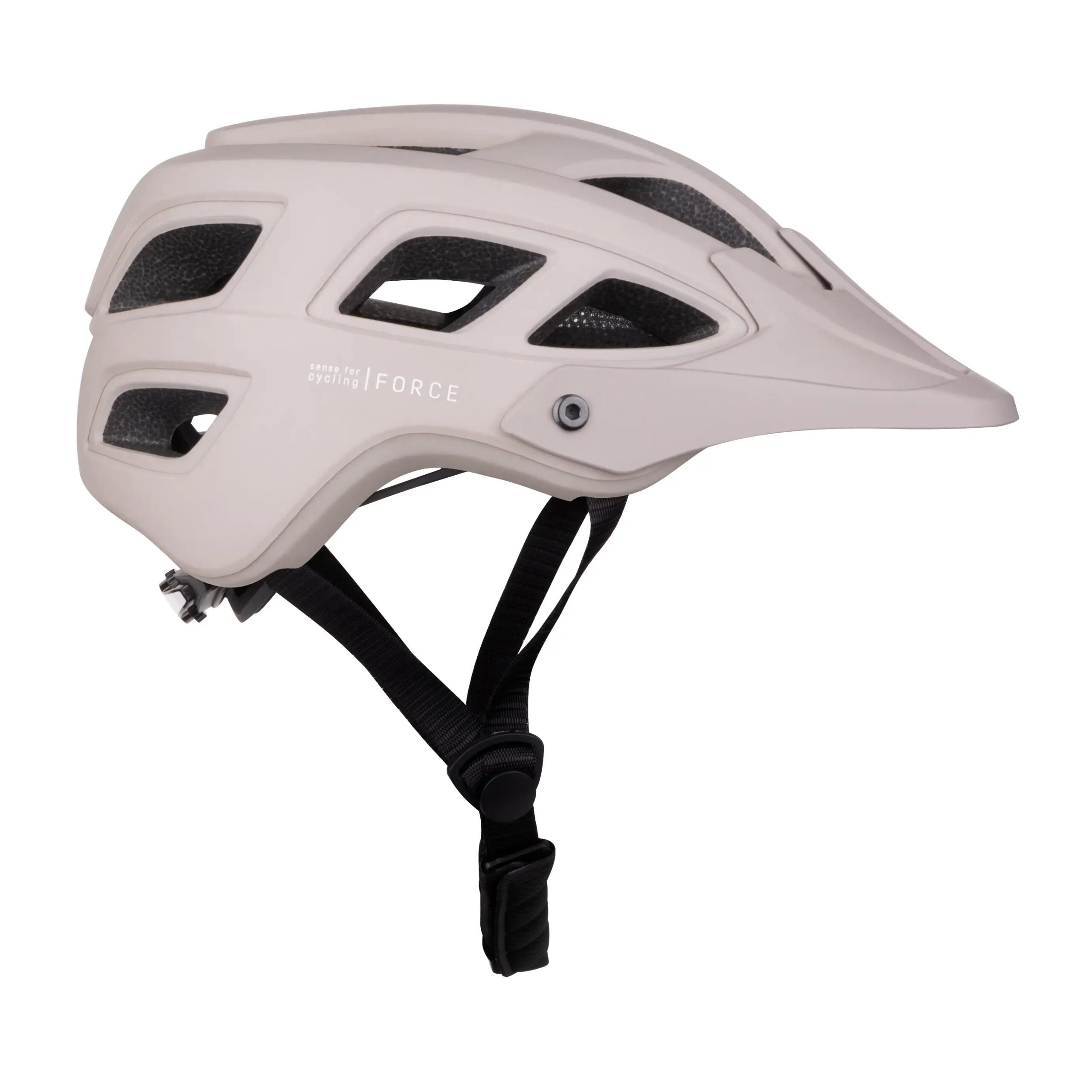 přilba FORCE IBEX MTB, béžová, matná L-XL - Obrázek 2