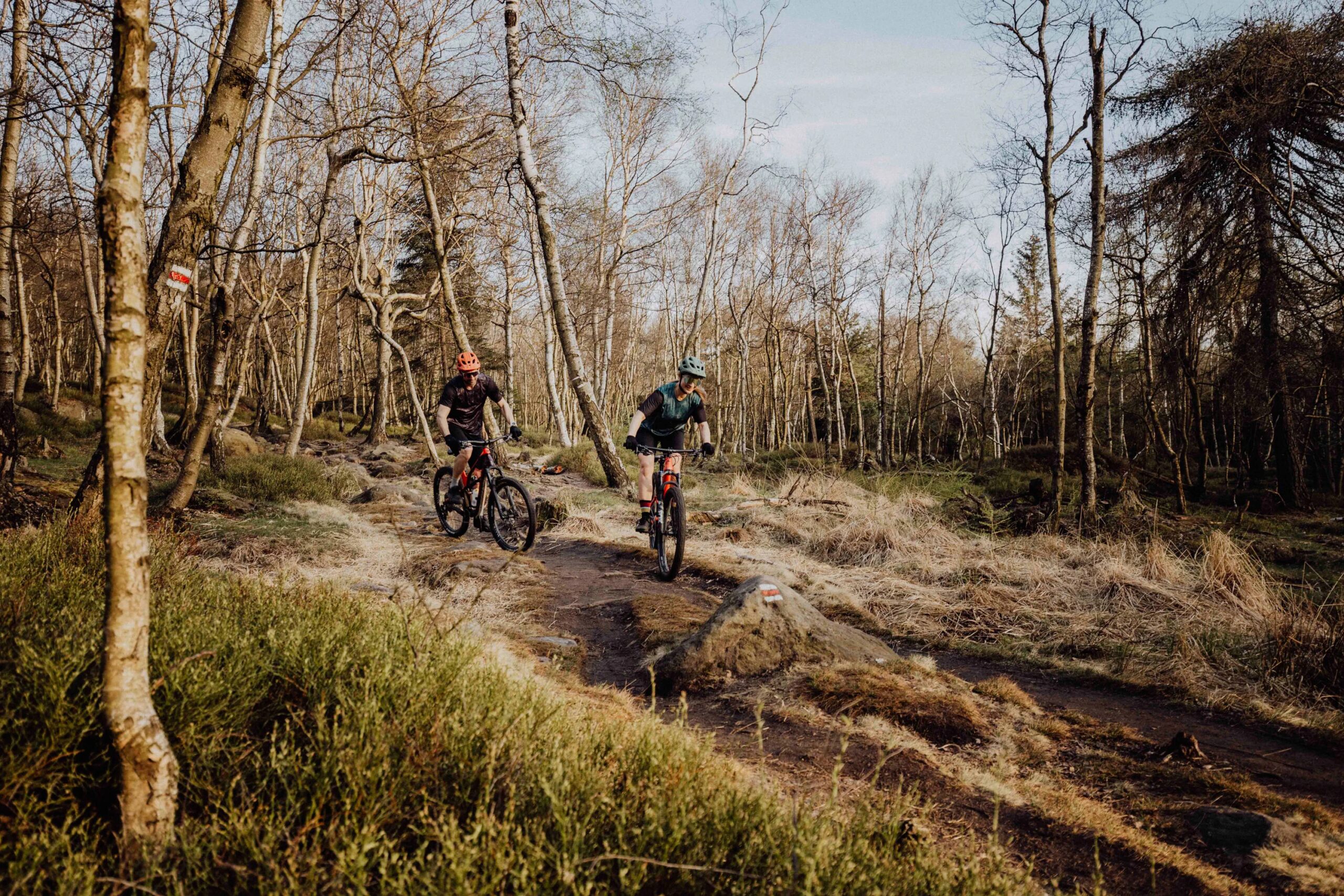 přilba FORCE IBEX MTB, oranžová, matná S-M - Obrázek 8