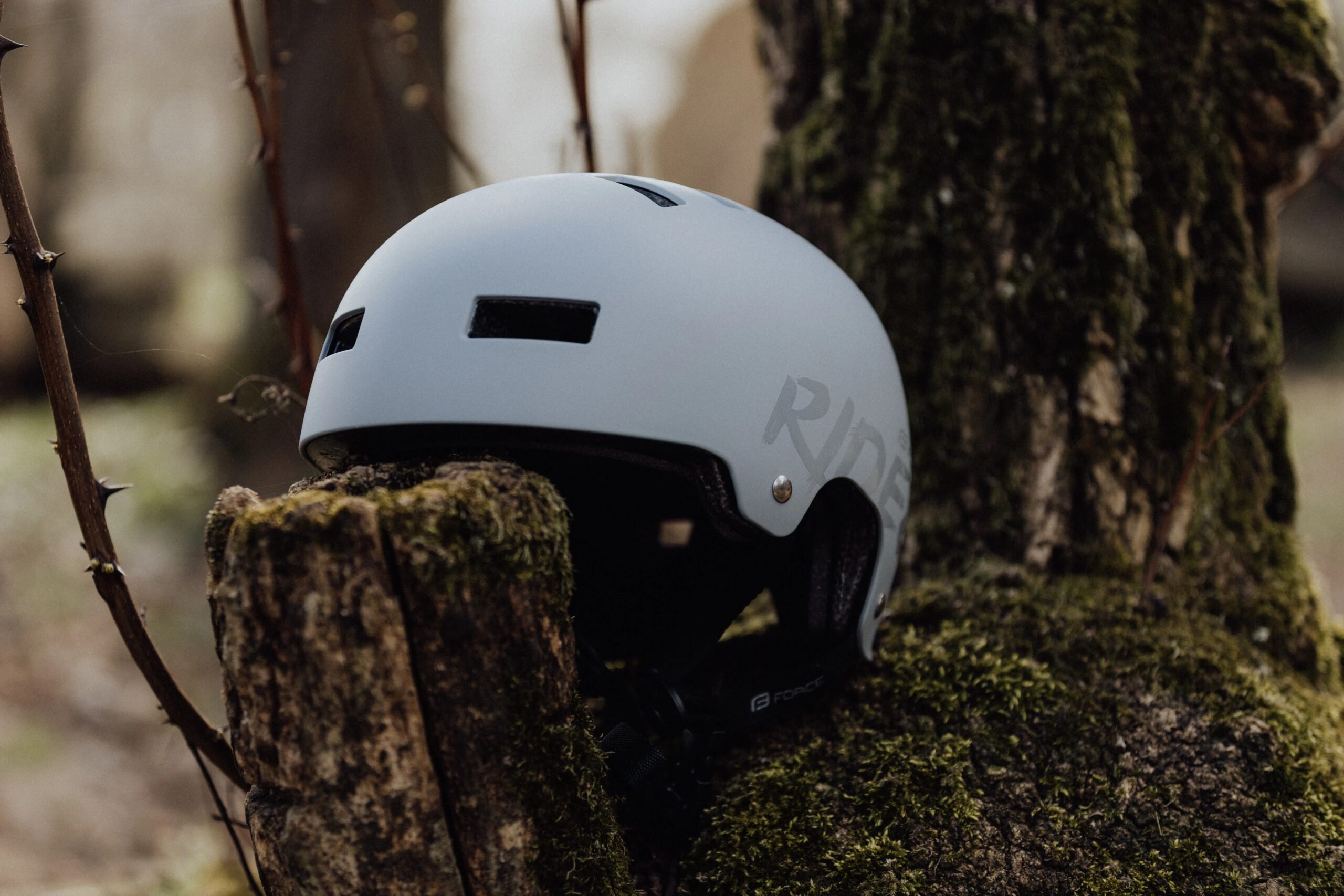 přilba FORCE RIDEZ BMX, šedá matná L - XL - Obrázek 6