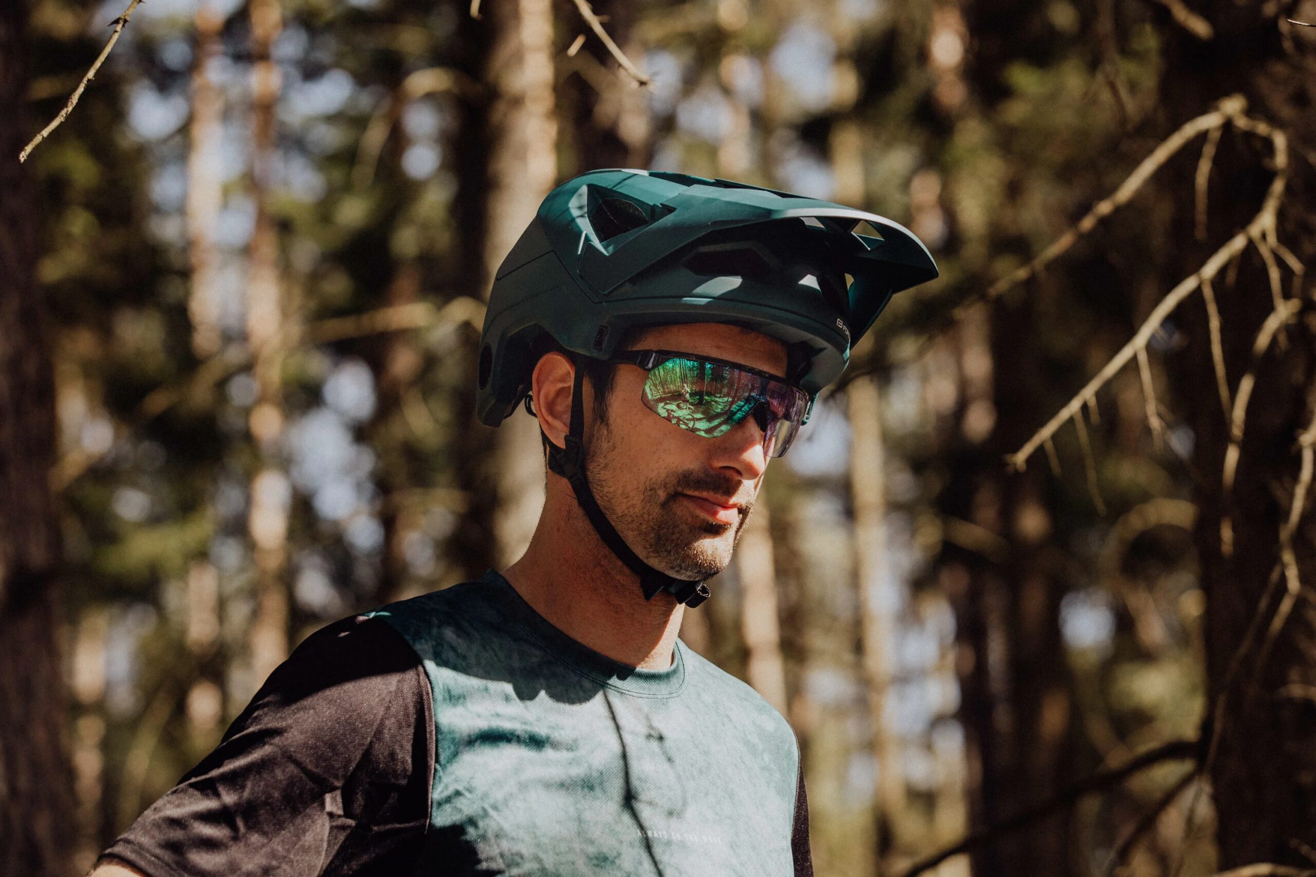 přilba FORCE VENOM downhill, petrolejová L-XL - Obrázek 9