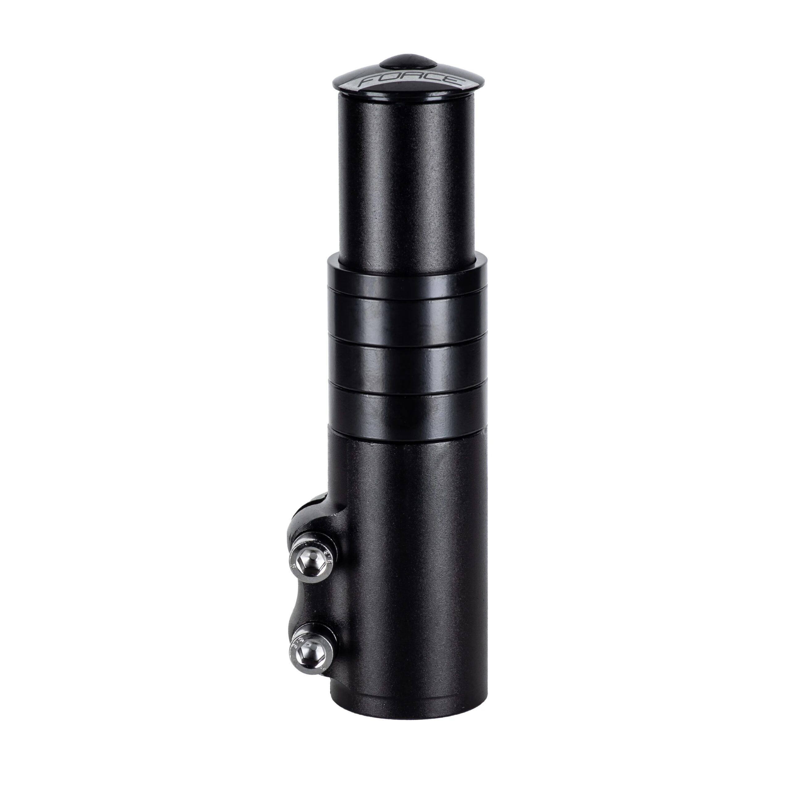 redukce FORCE nástavec vidlice 1 1/8''Al,132mm,črn