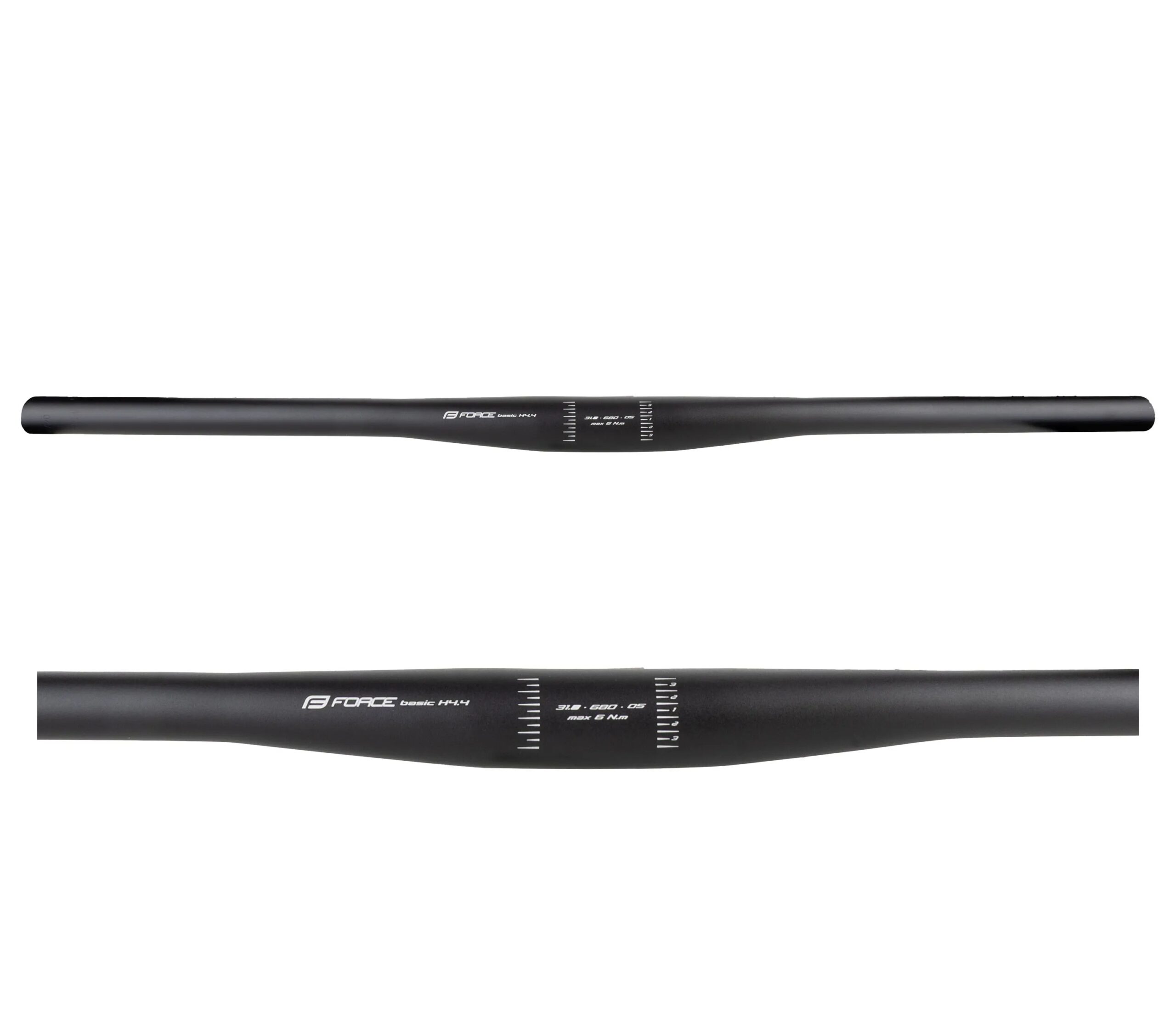 řídítka F BASIC H4.4 rovné 31,8/680mm Al,černé mat