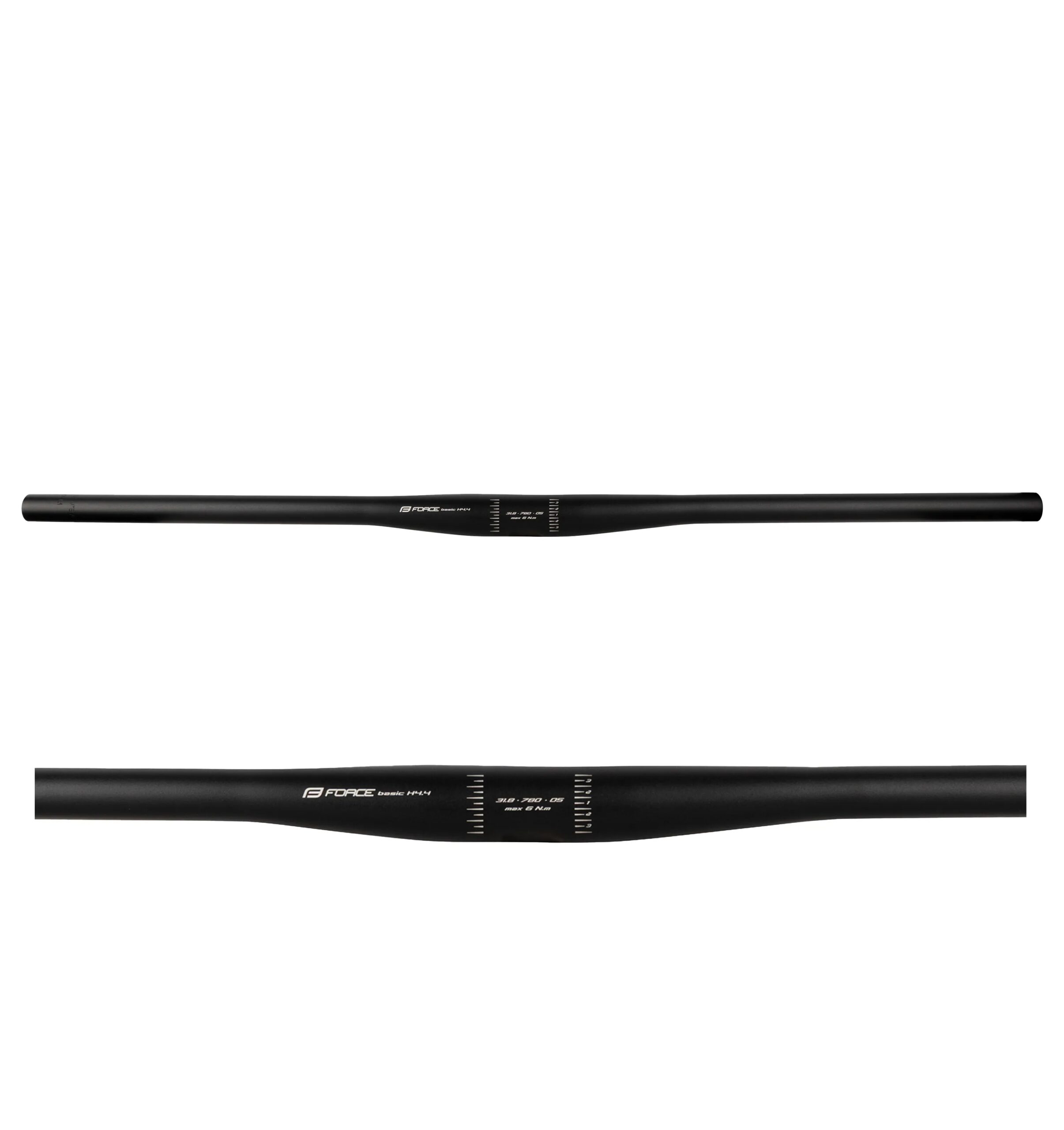 řídítka F BASIC H4.4 rovné 31,8/780mm Al,černé mat
