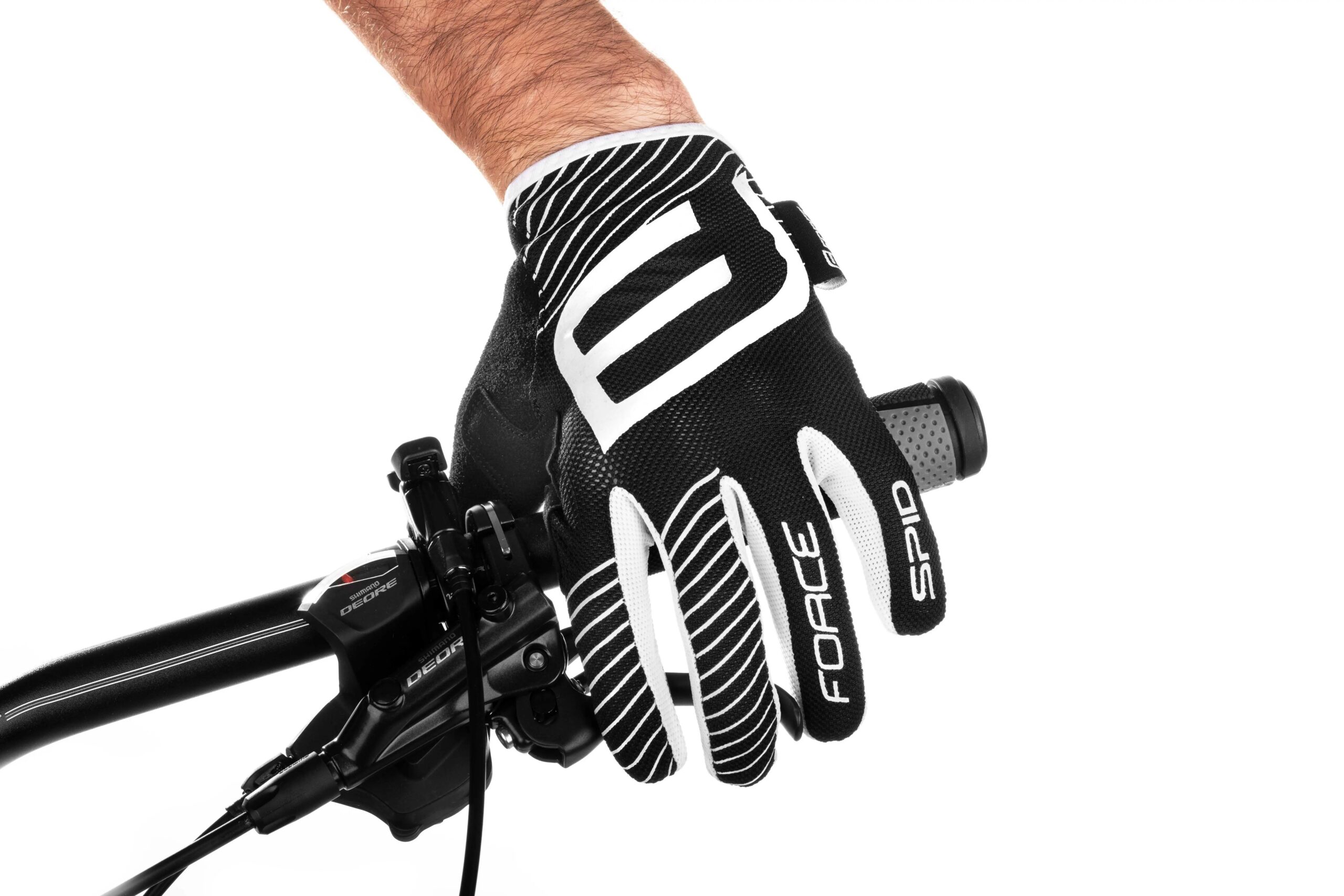 rukavice F MTB SPID letní bez zapínání, černé - Obrázek 2