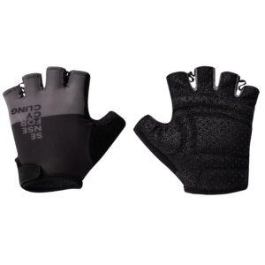 rukavice FORCE FINE, černo-šedé XL
