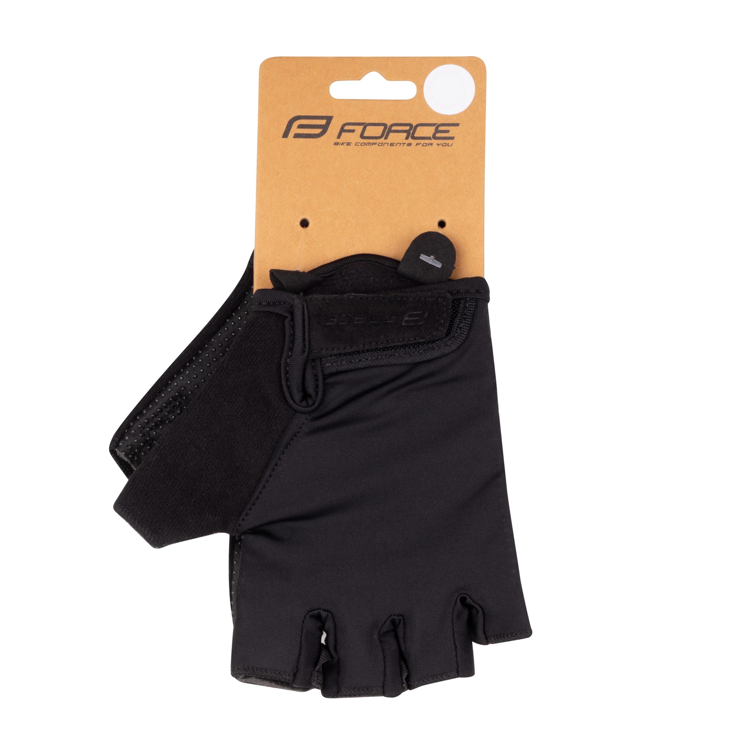 rukavice FORCE FUN, černé XL - Obrázek 2