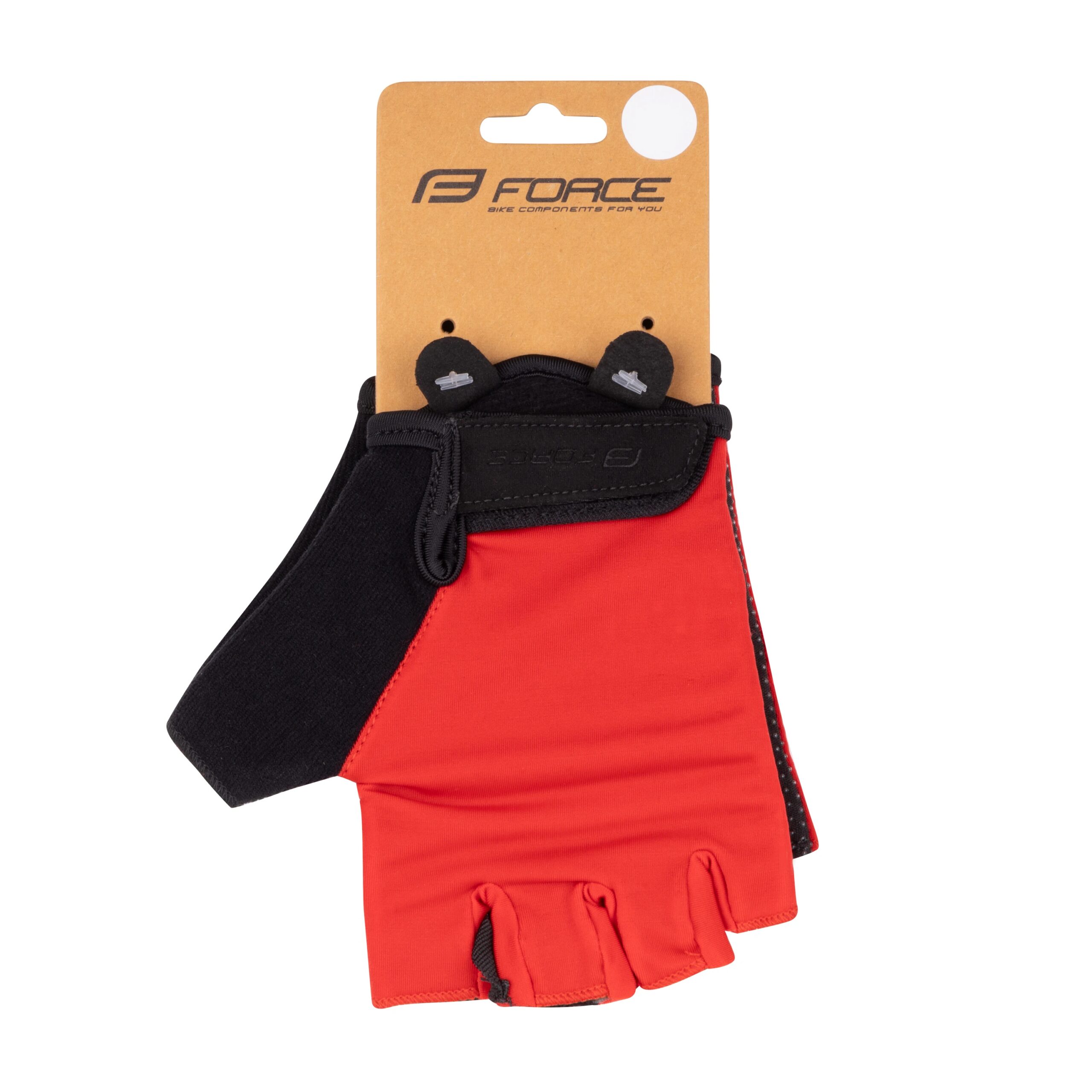 rukavice FORCE FUN, červené XL - Obrázek 2