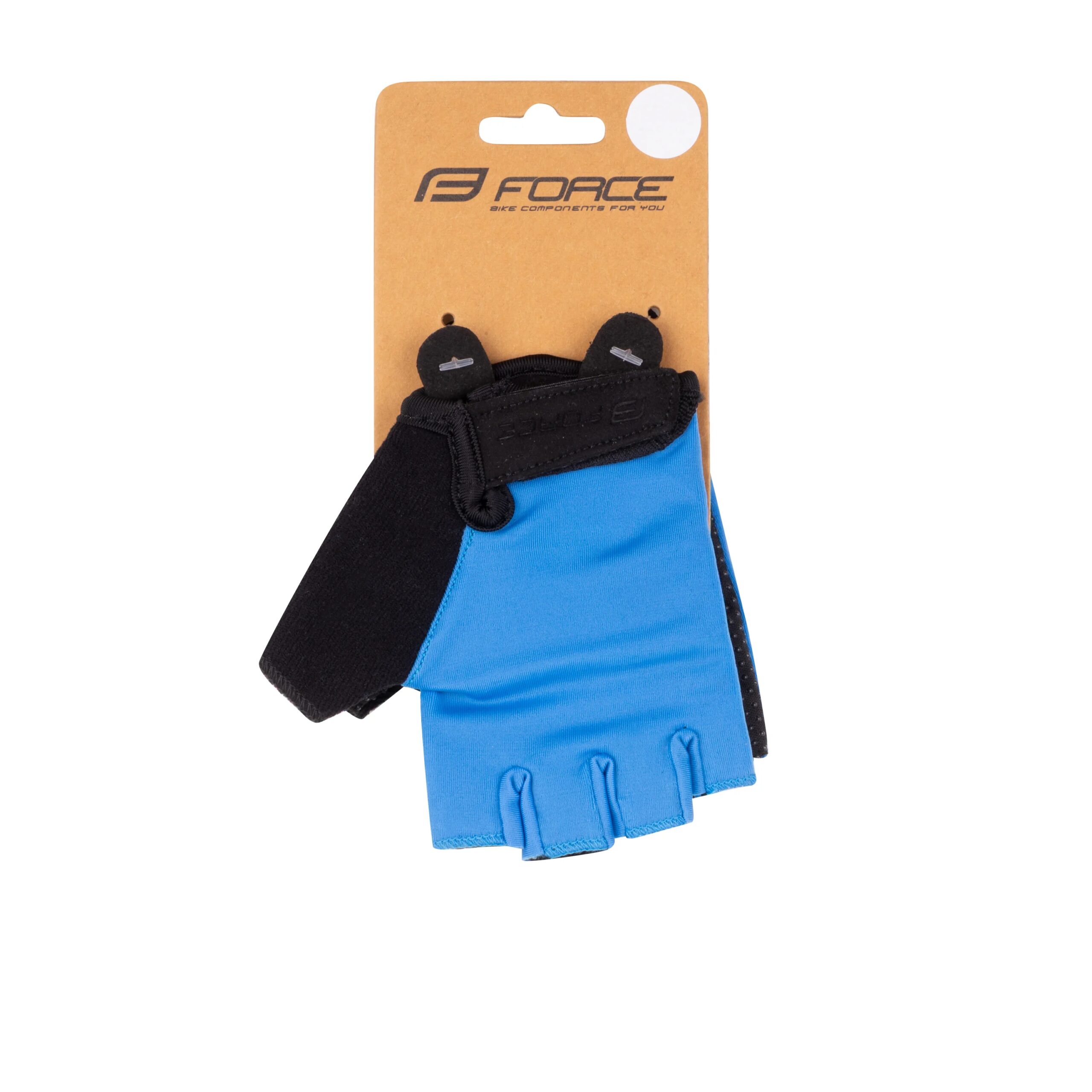 rukavice FORCE FUN KID dětské, modré L - Obrázek 4
