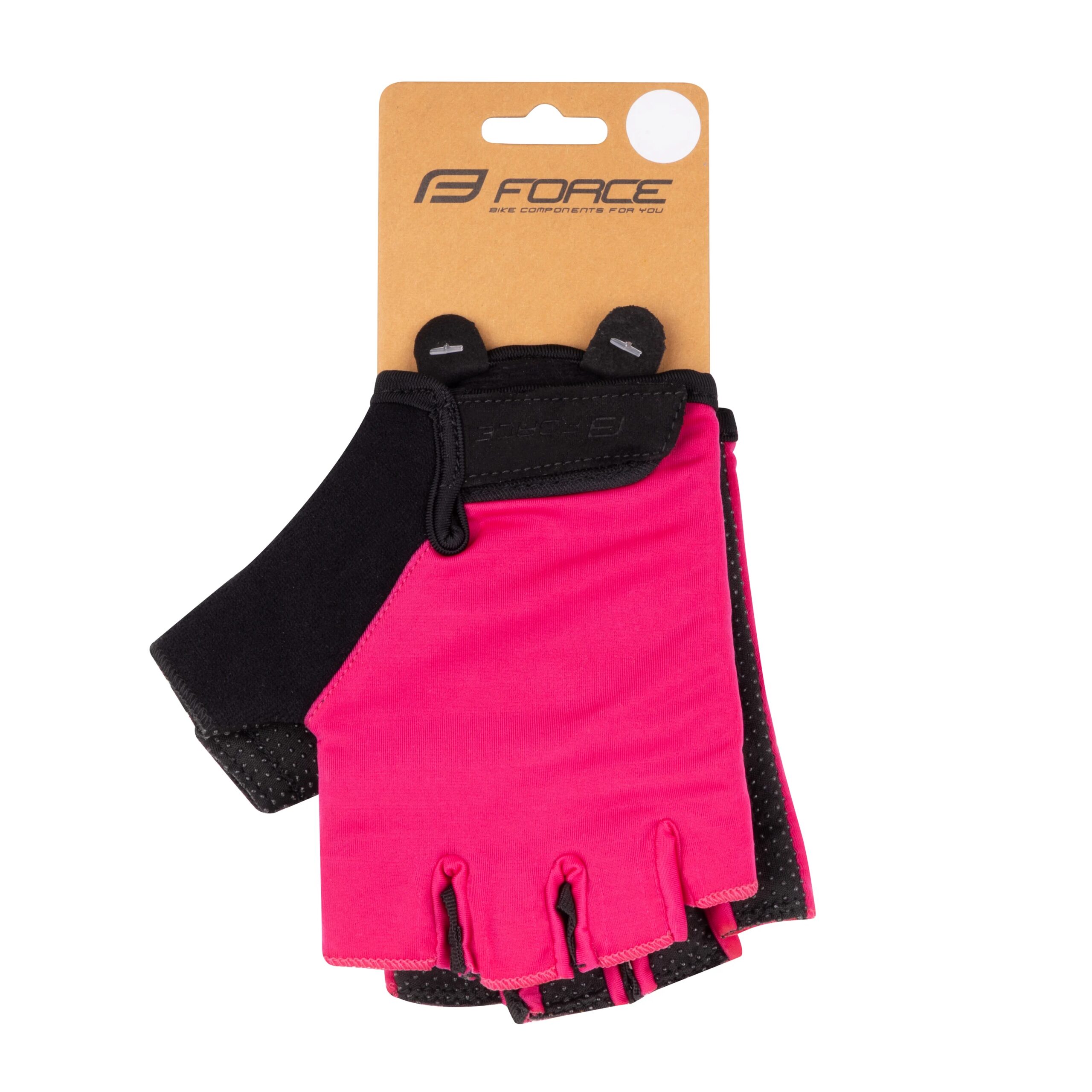 rukavice FORCE FUN, růžové XL - Obrázek 2