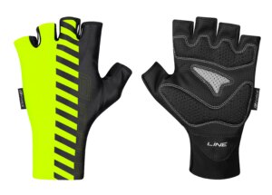 rukavice FORCE LINE bez zapínání, fluo-černé S