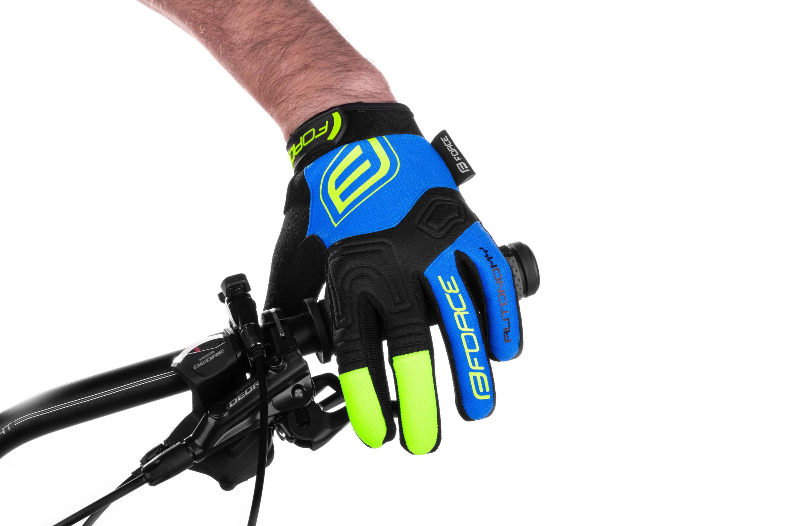 rukavice FORCE  MTB AUTONOMY, černo-modré - Obrázek 2