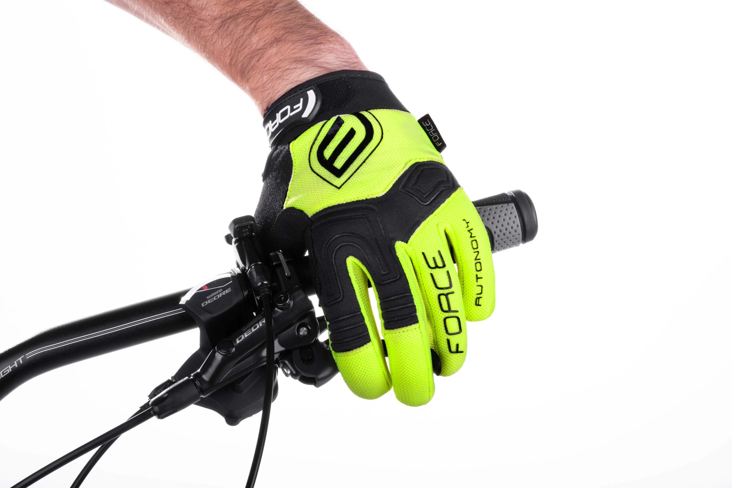 rukavice FORCE MTB AUTONOMY, fluo - Obrázek 2