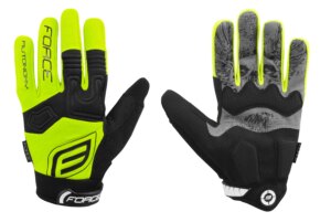 rukavice FORCE MTB AUTONOMY, fluo