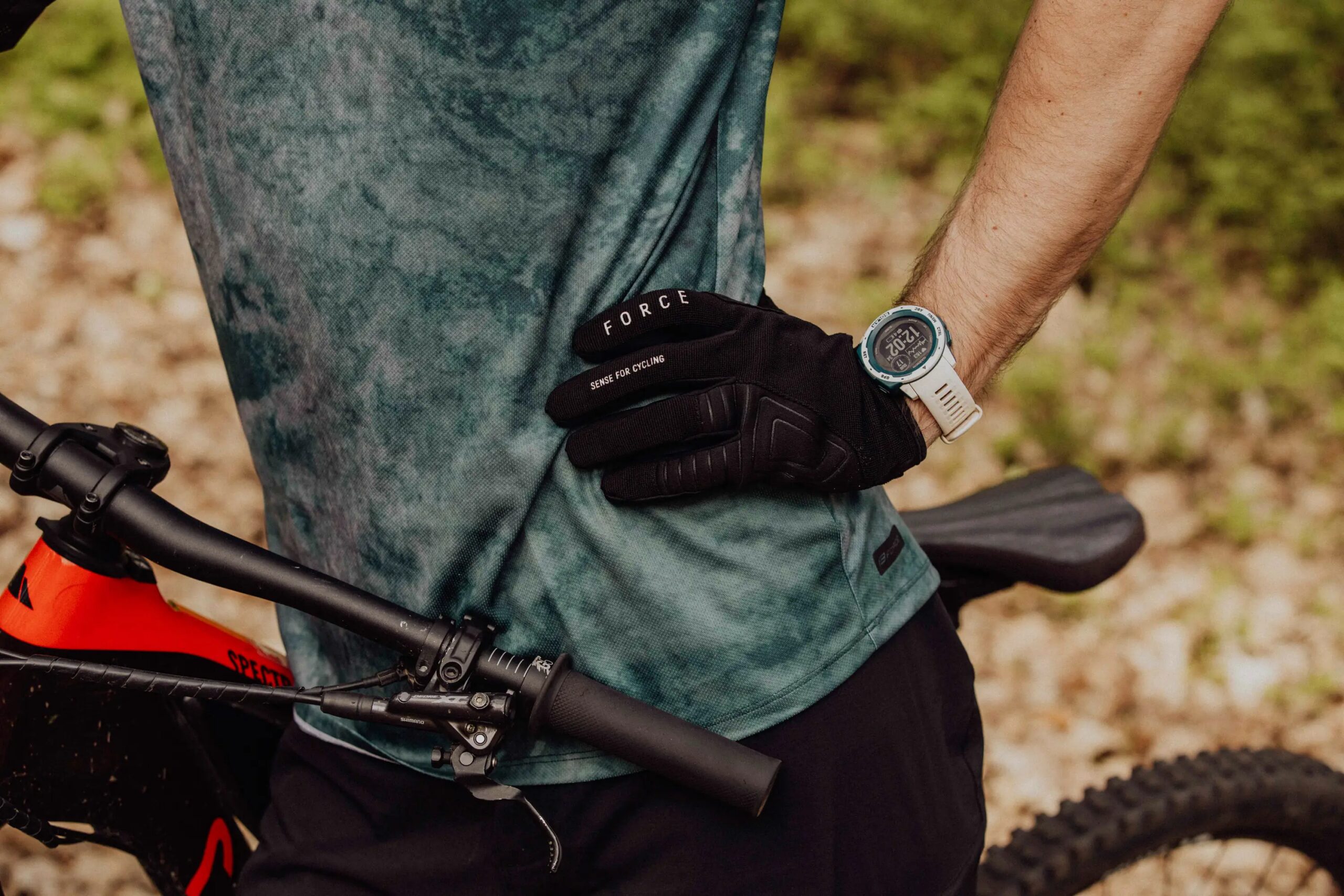 rukavice FORCE MTB CRAG, černé XXL - Obrázek 3
