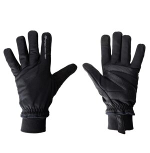 rukavice FORCE WINTER TECH, černé 3XL