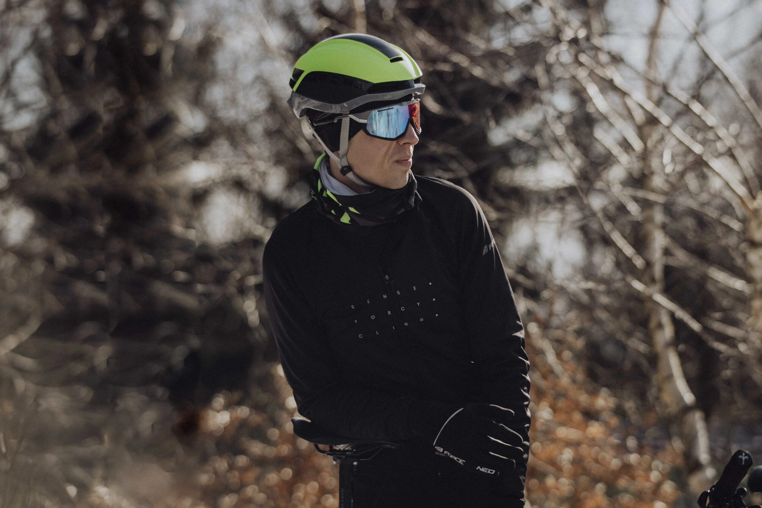 rukavice neoprén FORCE NEO, černé - Obrázek 2