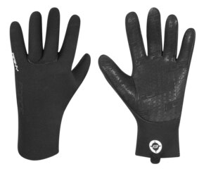 rukavice neoprénové FORCE RAINY, černé M