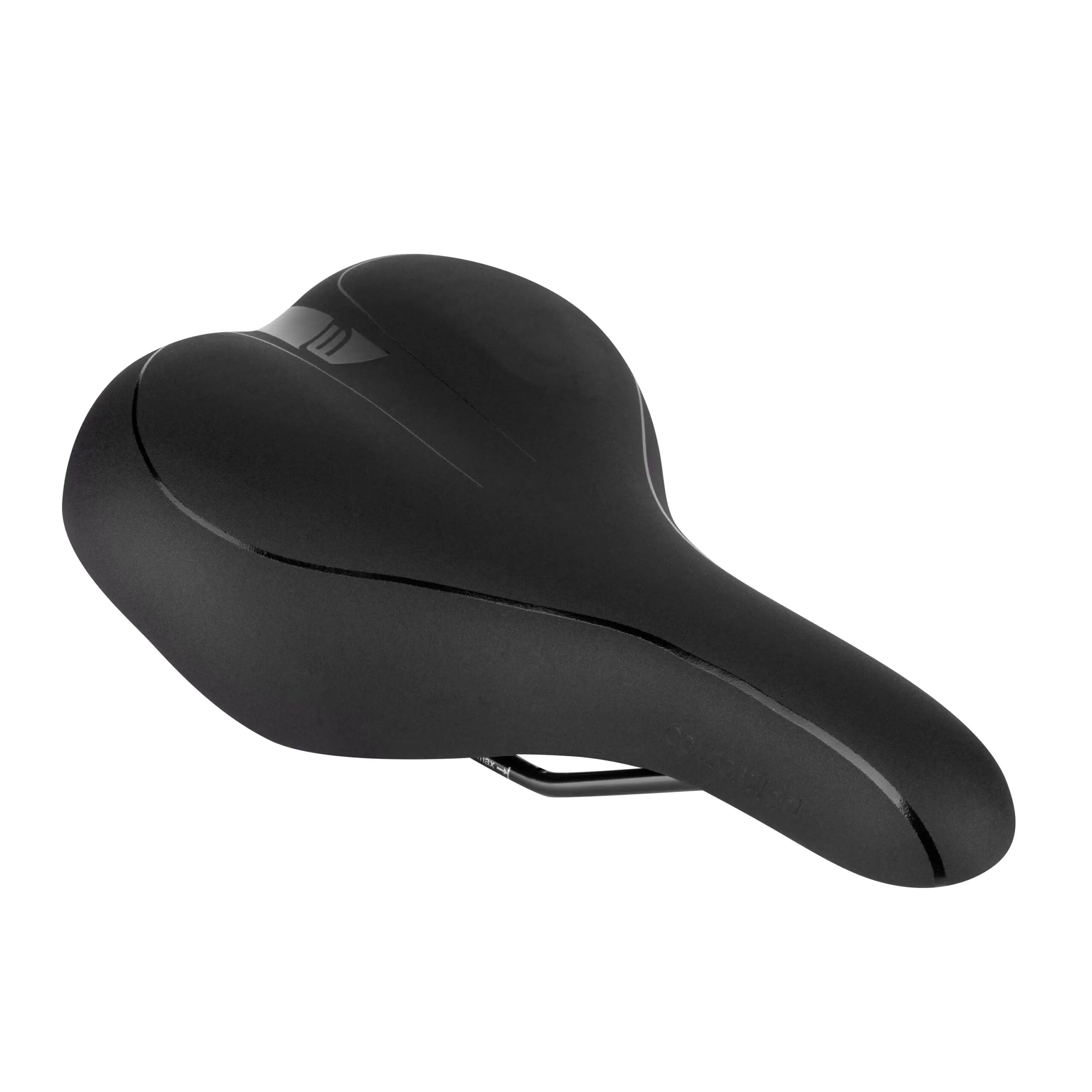 sedlo FORCE COMFORT GEL turistické, černé