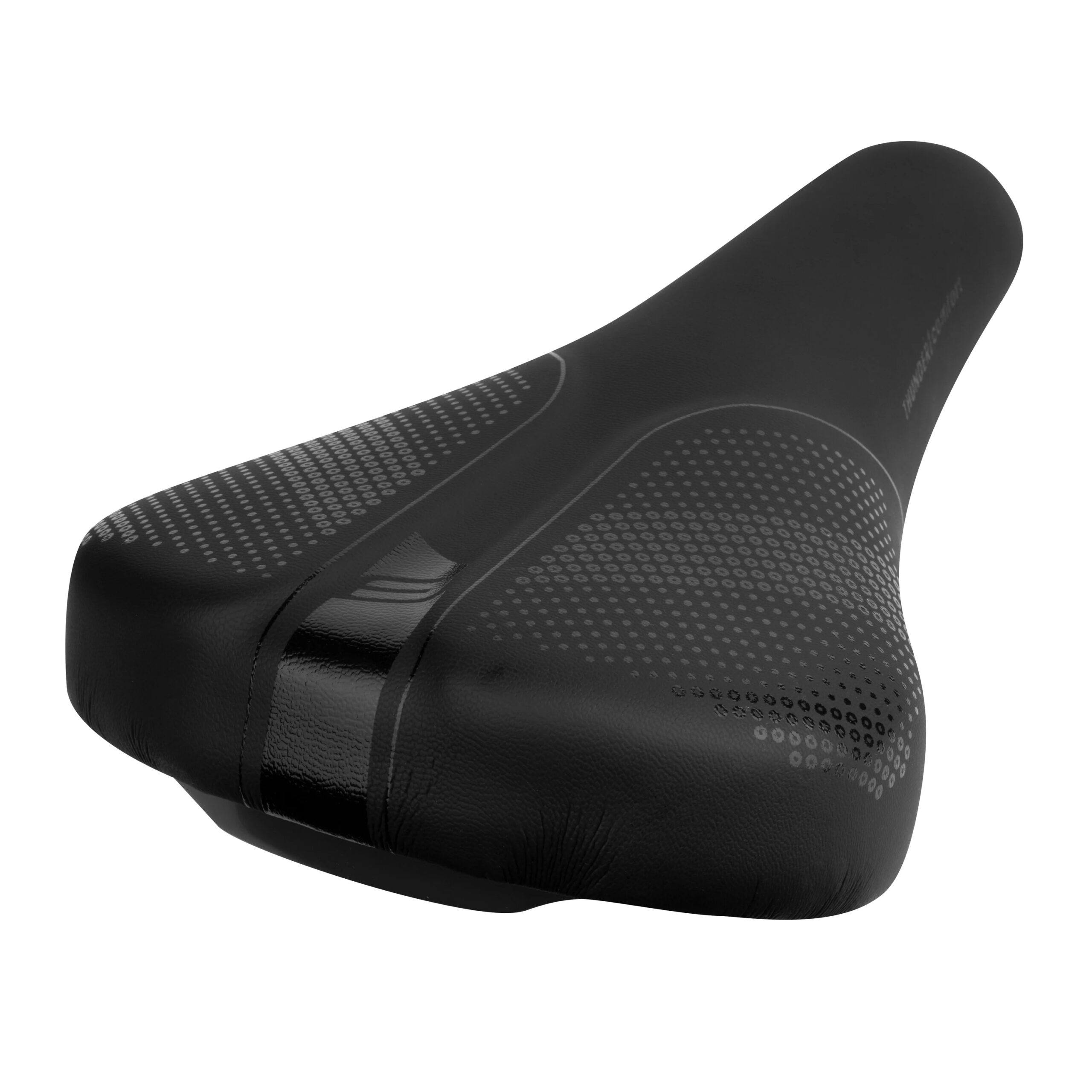 sedlo FORCE COMFORT THUNDER UNI, černé - Obrázek 2