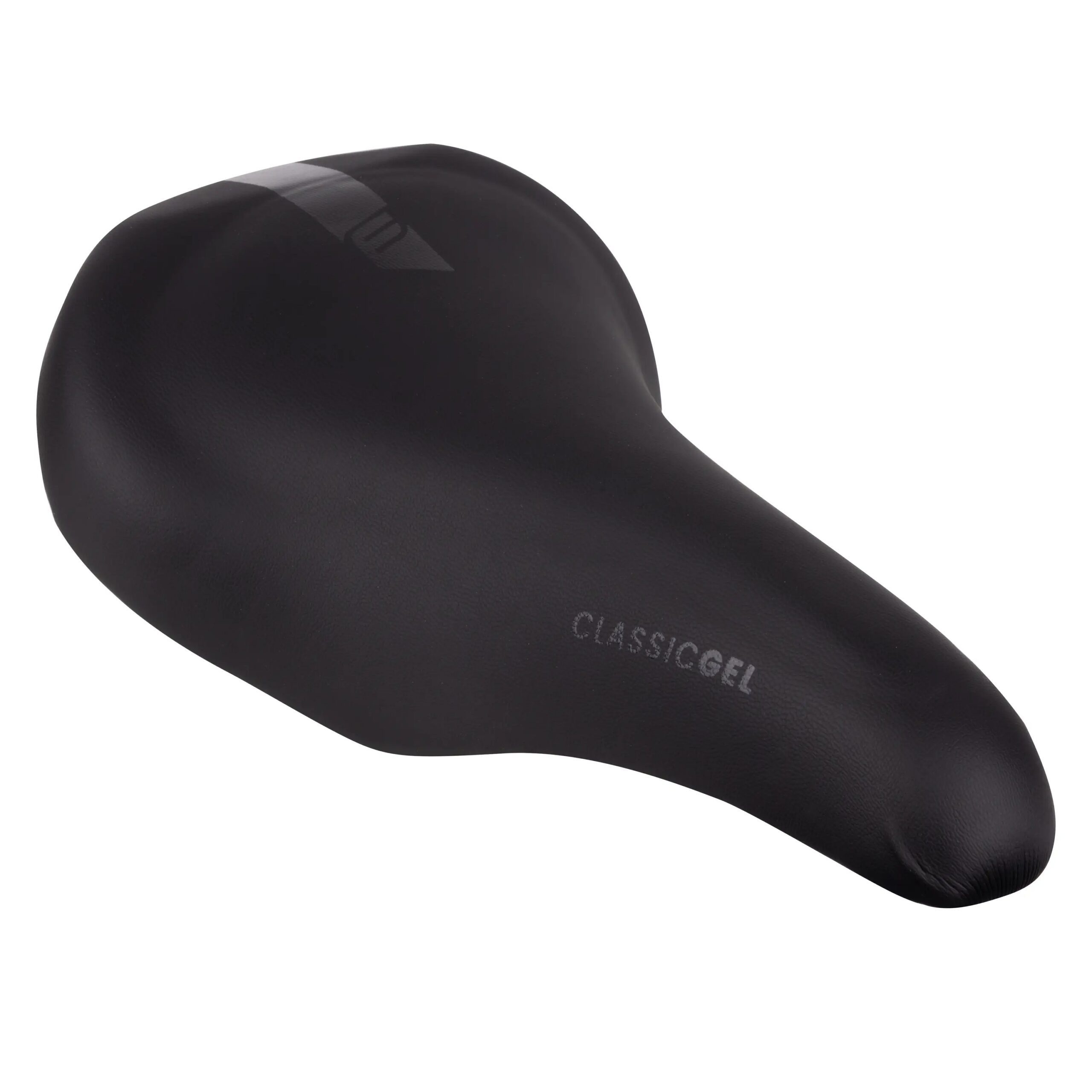 sedlo FORCE K2 CLASSIC GEL turistické , černé