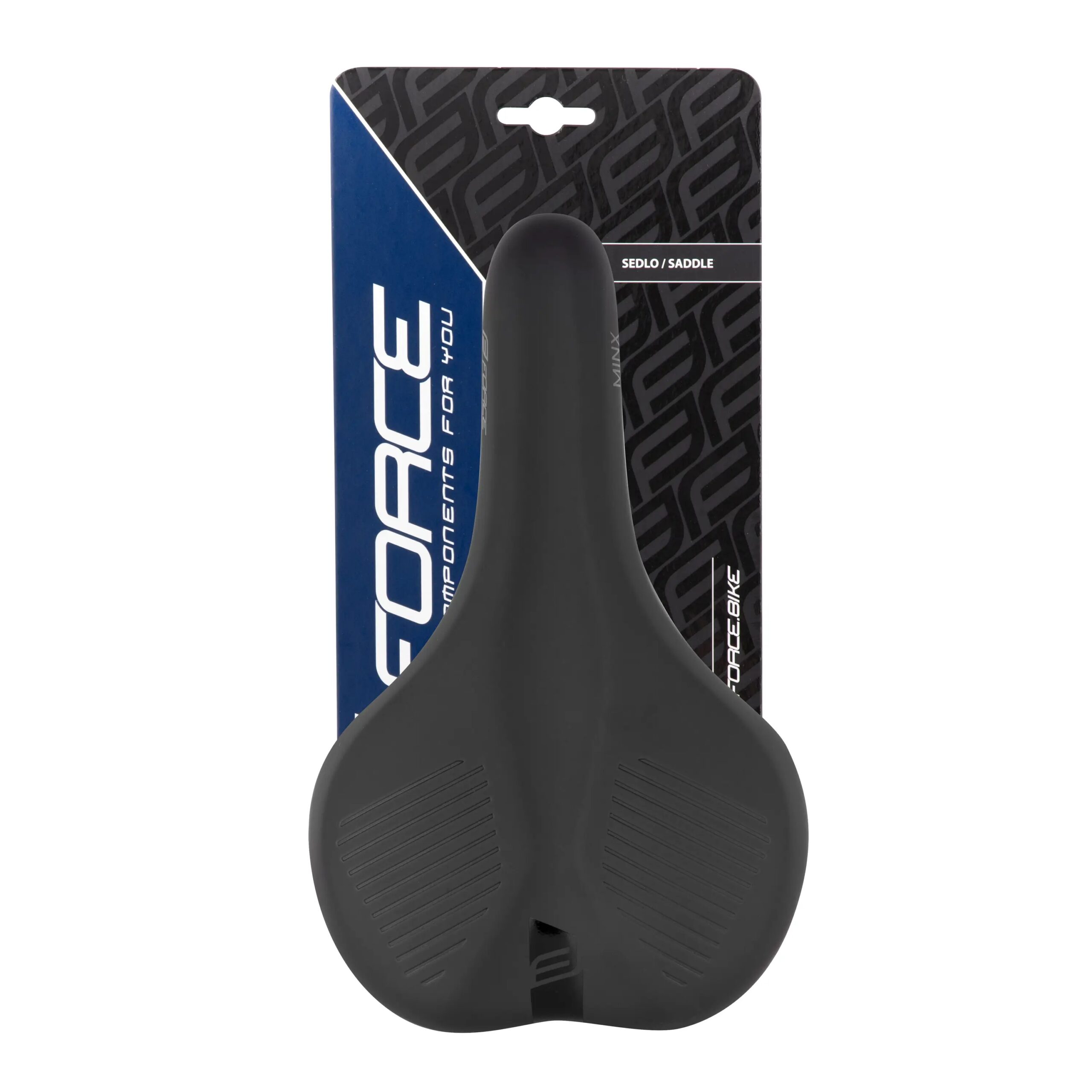 sedlo FORCE MINX UNI turistické, černé - Obrázek 5