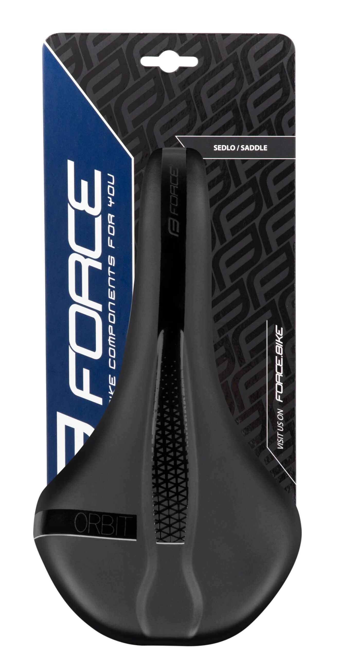 sedlo FORCE ORBIT sportovní, černé - Obrázek 5