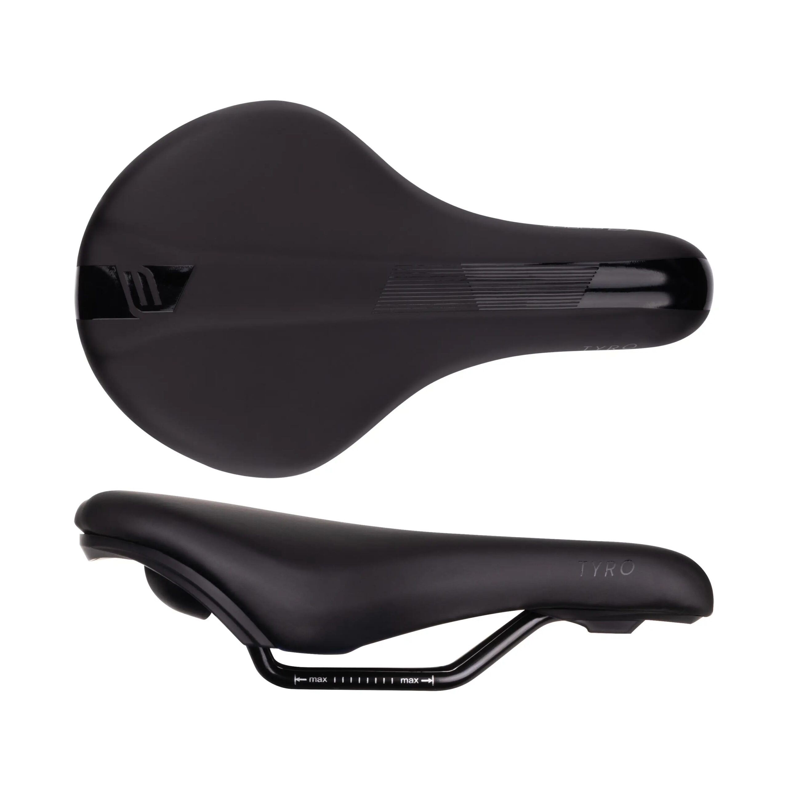 sedlo FORCE TYRO 24" dětské, černé - Obrázek 3
