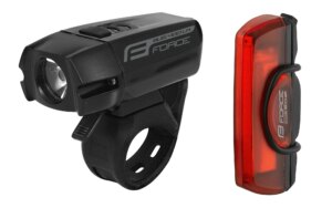 světla sada FORCE GLARE USB přední+zadní