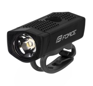 světlo přední FORCE DOT 300LM USB, černé