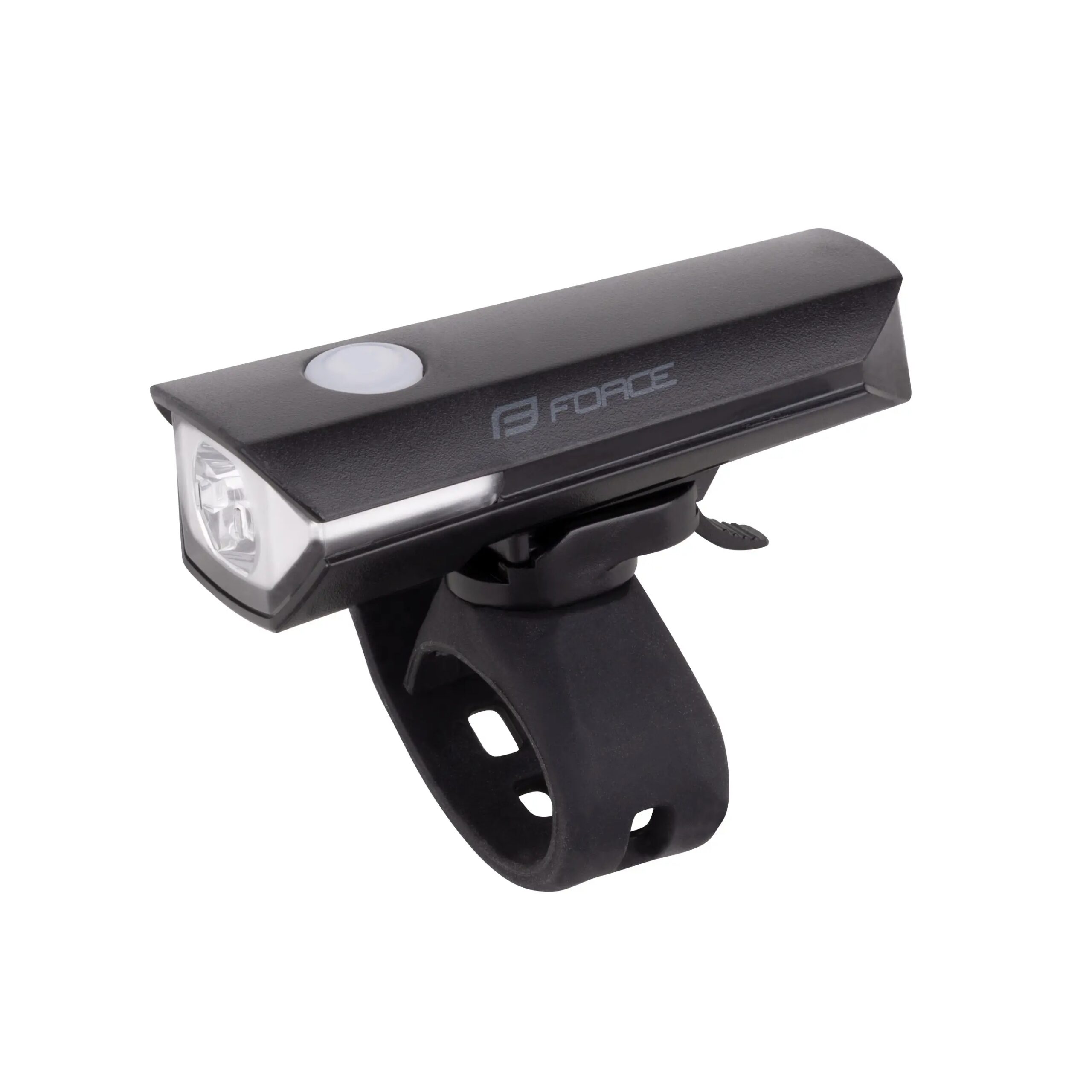 světlo přední FORCE FLUX 200LM USB, černé - Obrázek 2