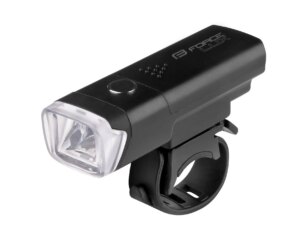světlo přední FORCE LUX 100LM baterie, černé