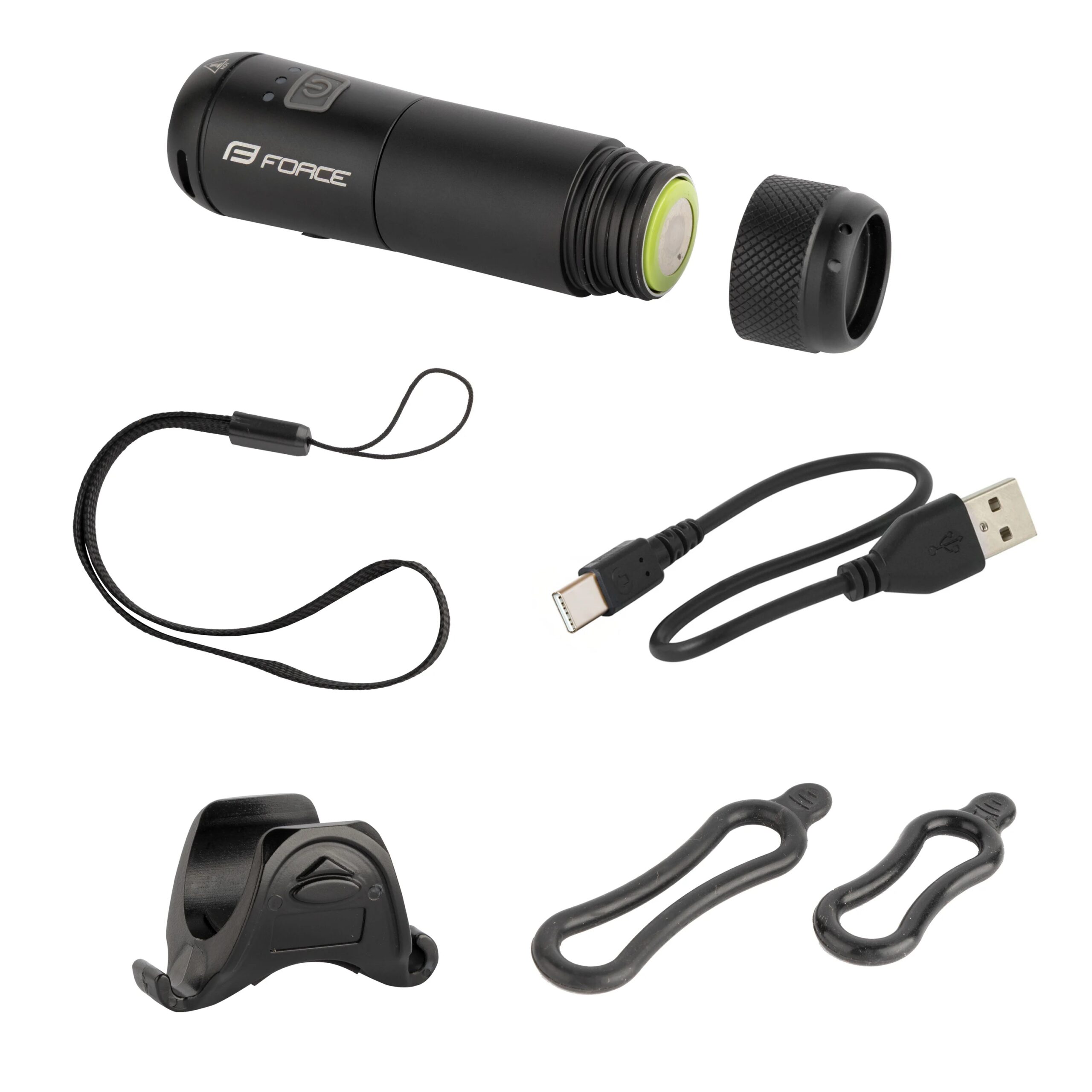 světlo přední FORCE PEN 2.0 700LM USB, černé - Obrázek 2