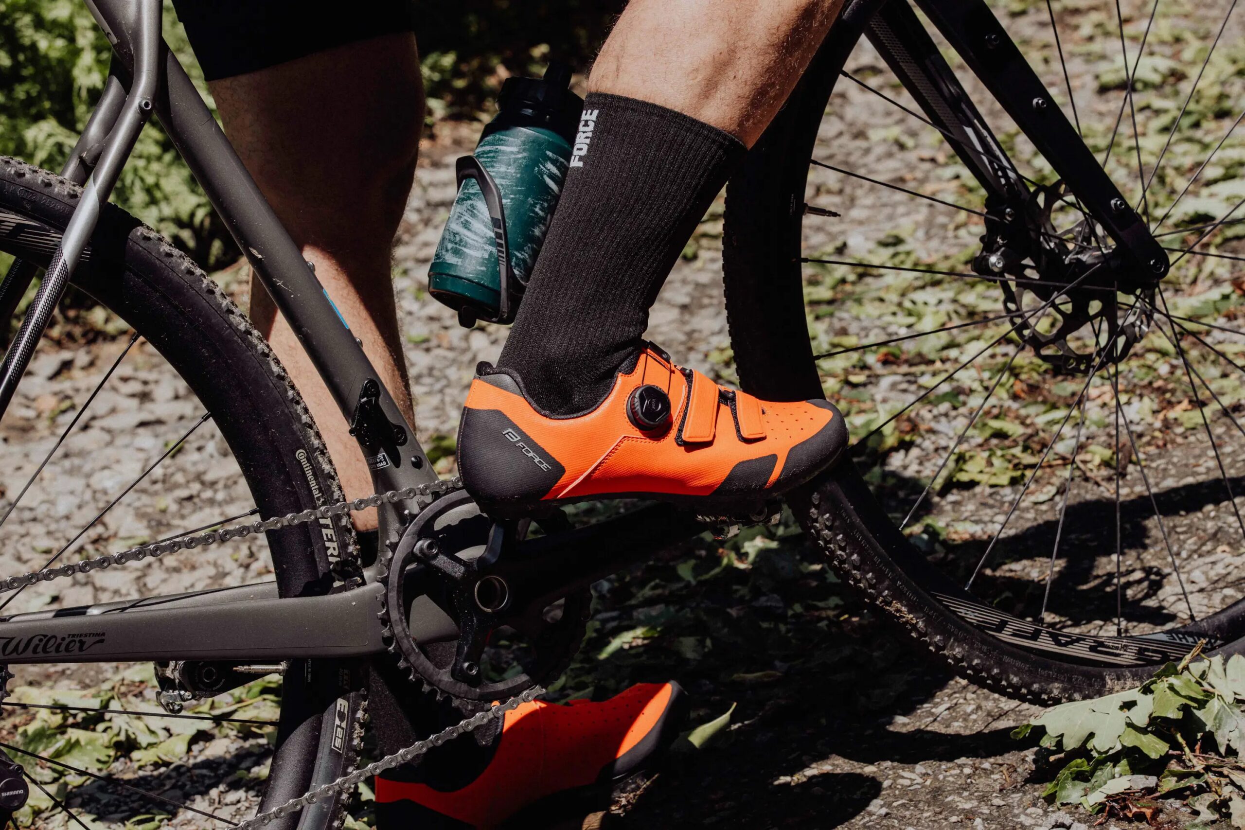 tretry FORCE MTB REVO 2, oranžové 44 - Obrázek 8