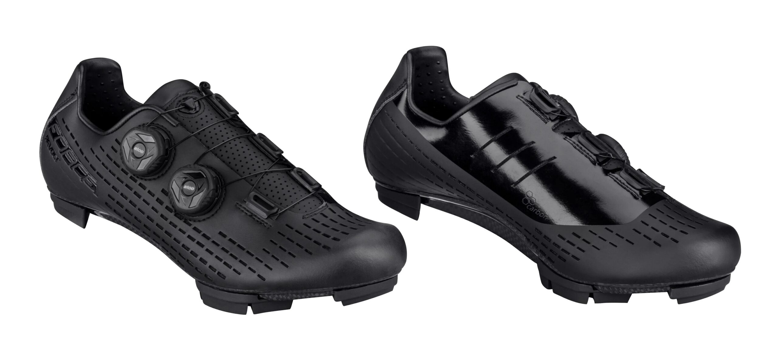 tretry FORCE MTB REVOLT CARBON, černé 43 - Obrázek 2