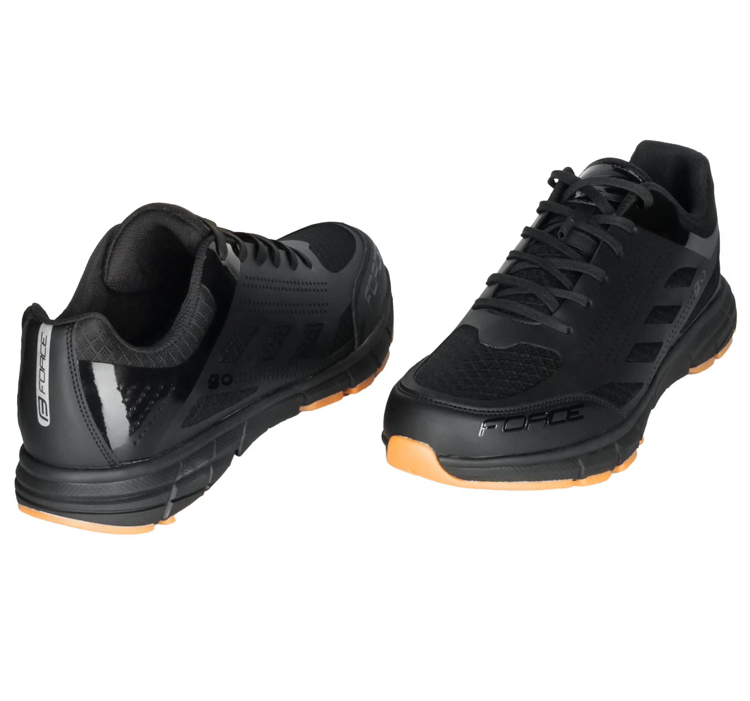 tretry FORCE MTB/TOURIST GO, černo-hnědé 42 - Obrázek 3