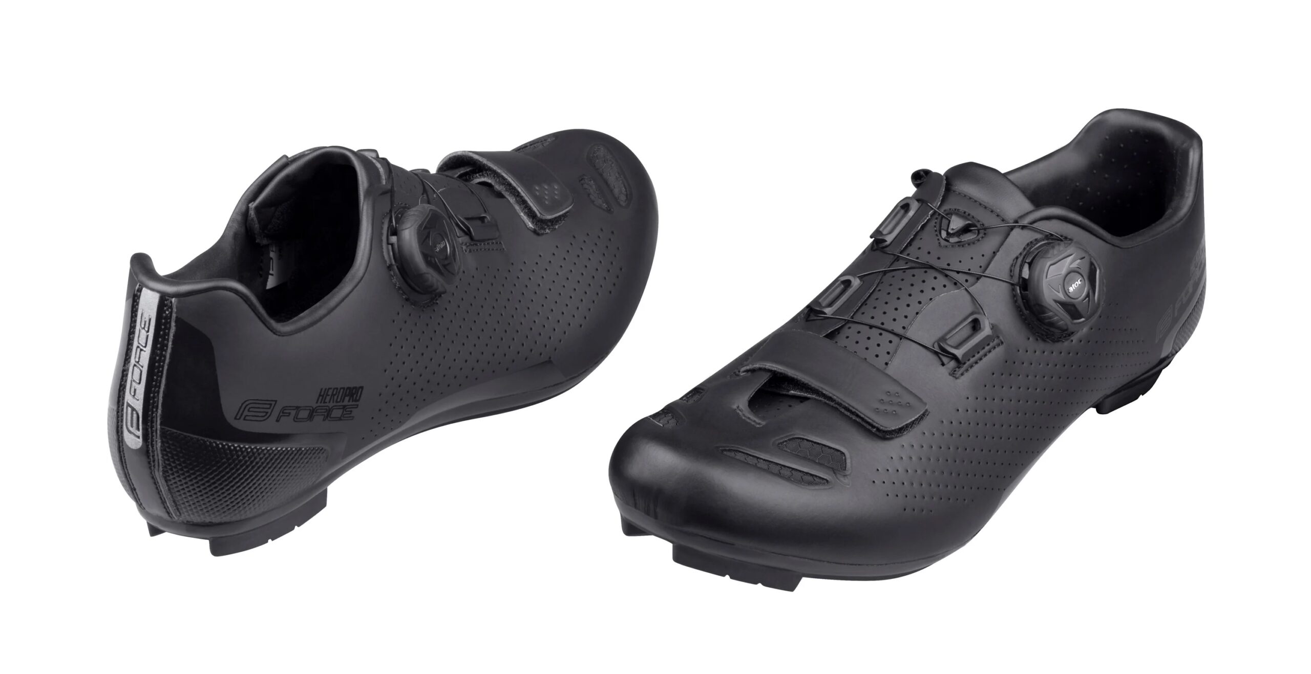tretry FORCE ROAD HERO PRO, černé 42 - Obrázek 3