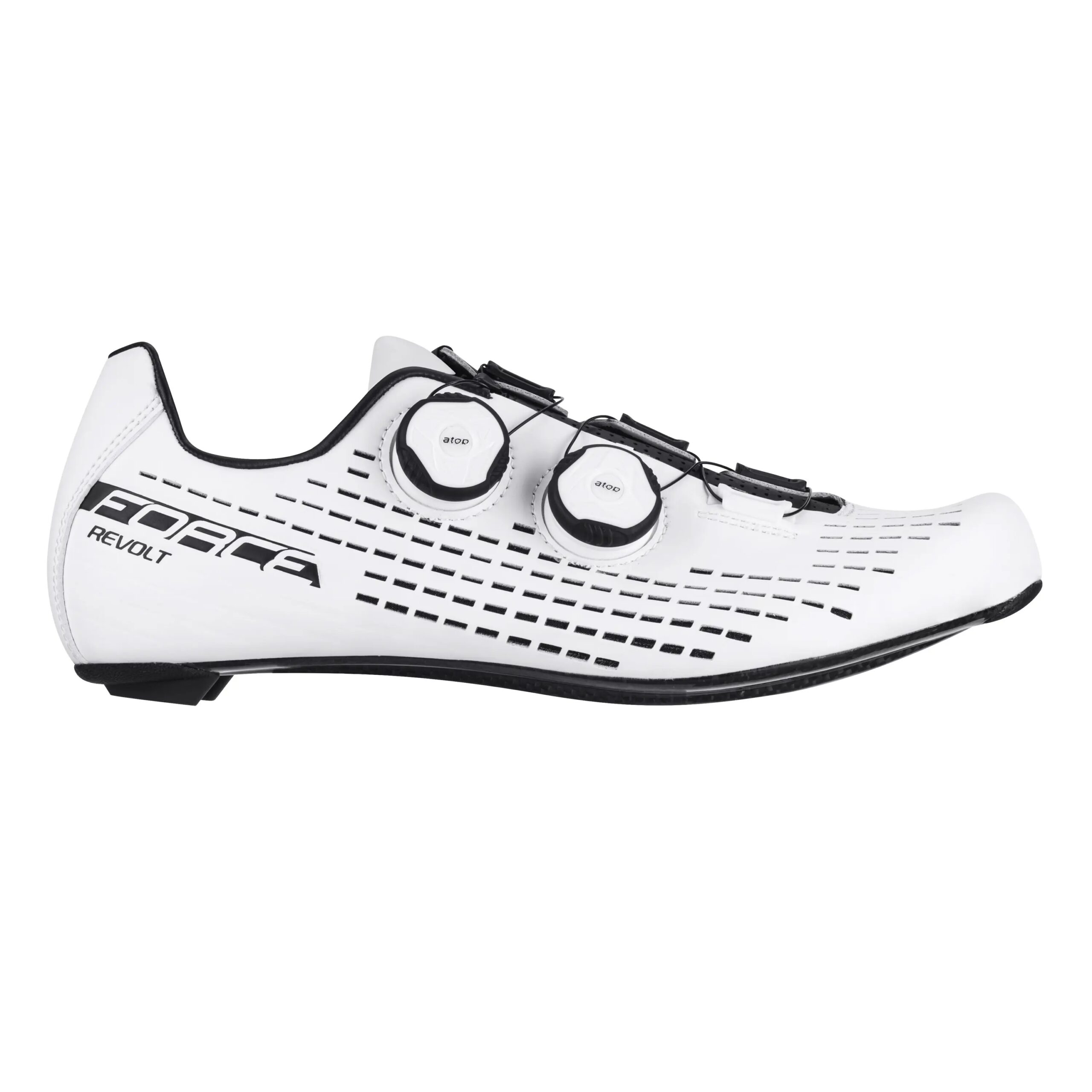 tretry FORCE ROAD REVOLT CARBON, bílé 43
