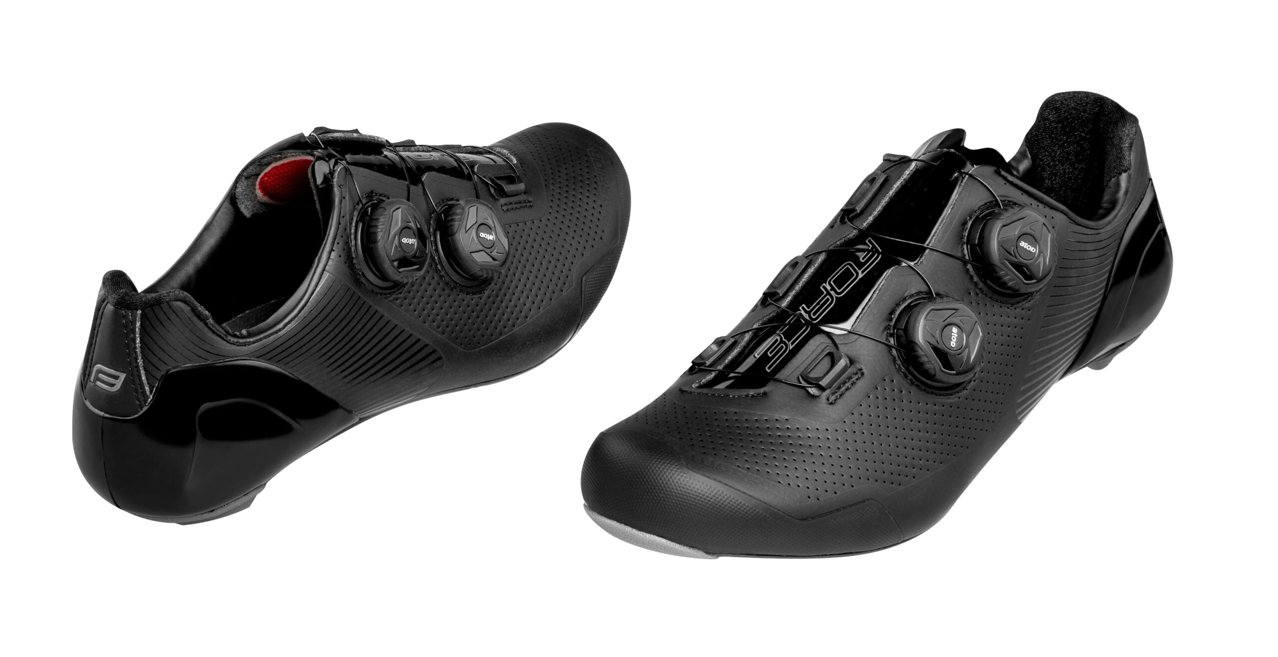 tretry FORCE ROAD WARRIOR CARBON, černé 42 - Obrázek 3