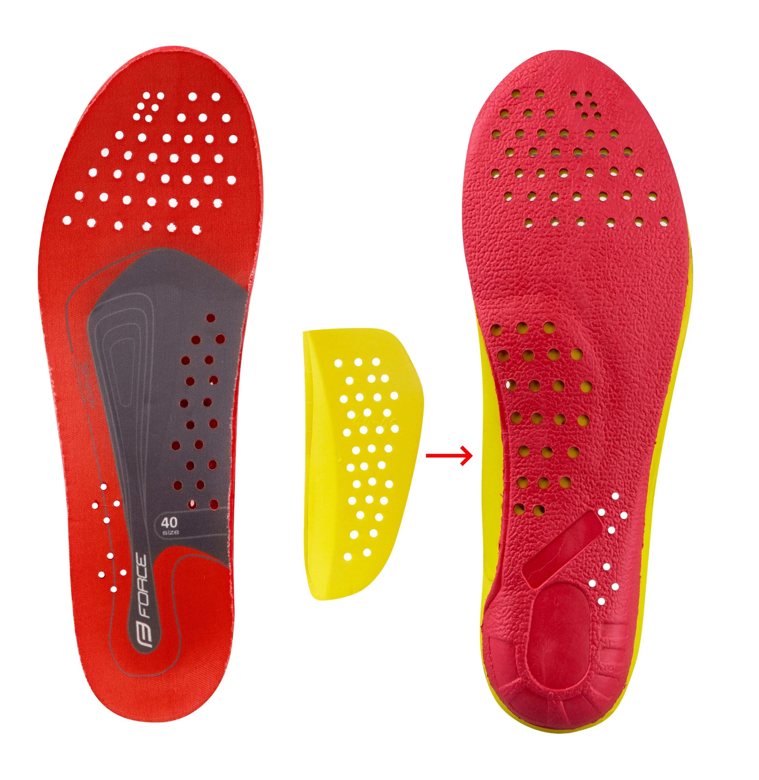 tretry FORCE ROAD WARRIOR CARBON, černé 42 - Obrázek 5