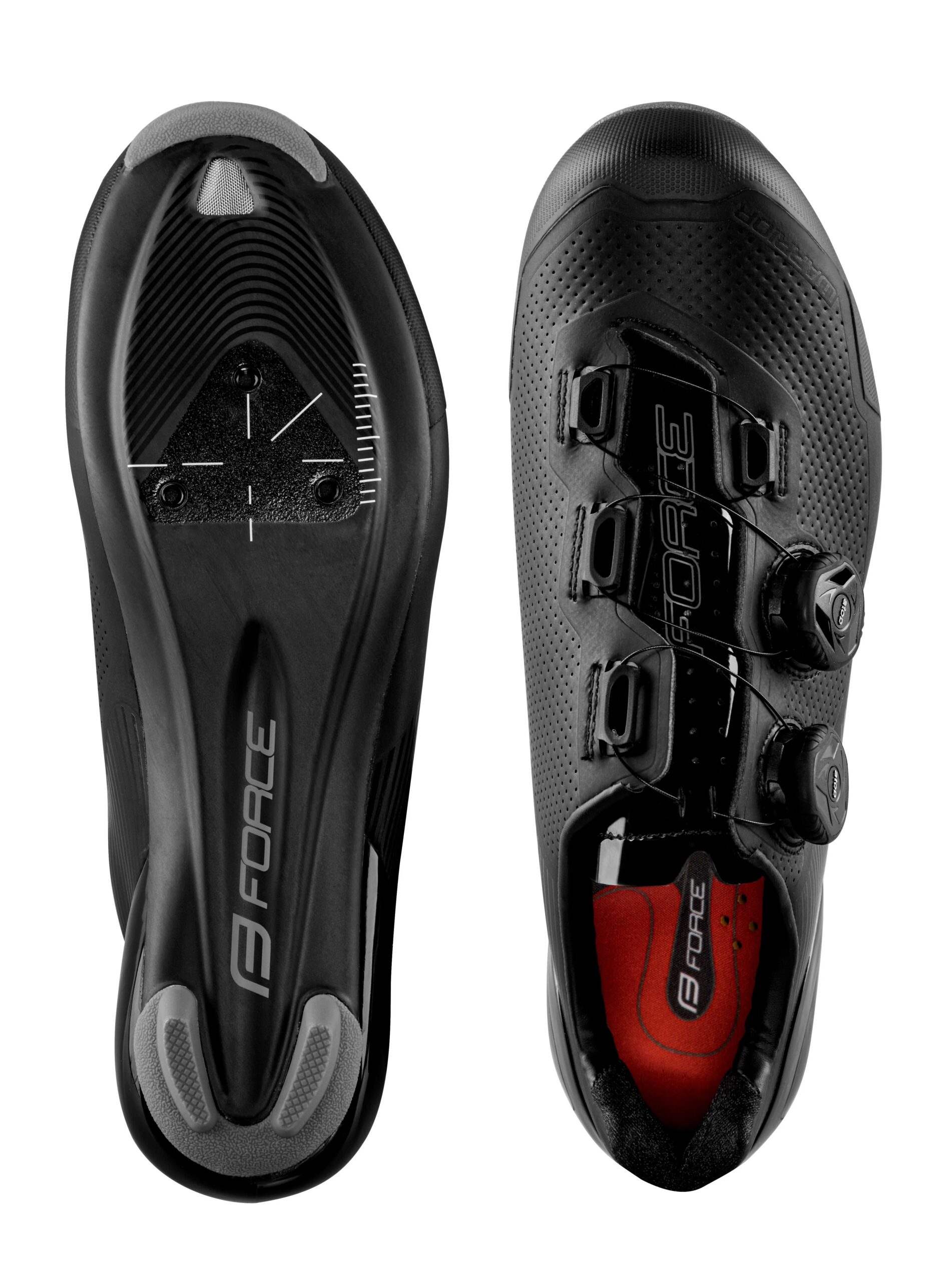 tretry FORCE ROAD WARRIOR CARBON, černé - Obrázek 4