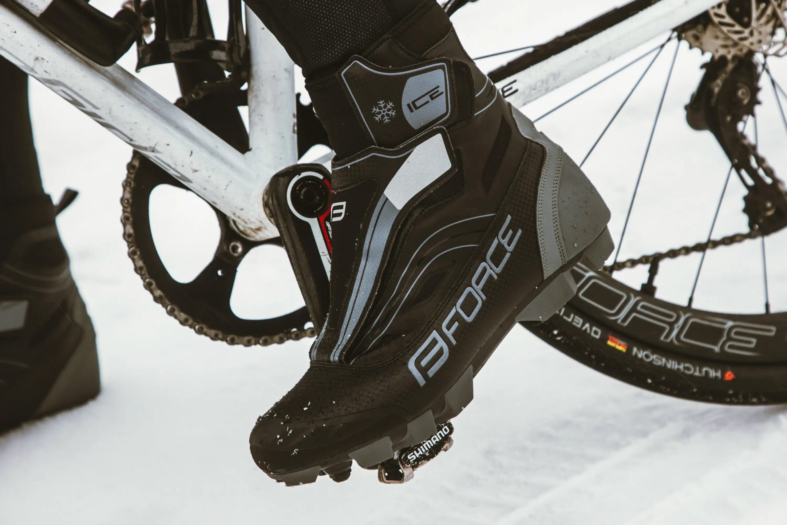 tretry zimní FORCE MTB ICE21, černé 40 - Obrázek 7