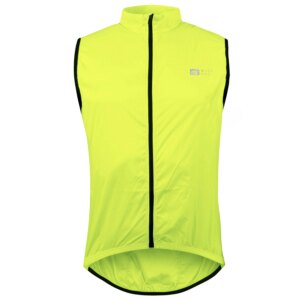 vesta FORCE WINDPRO, plná záda, fluo L