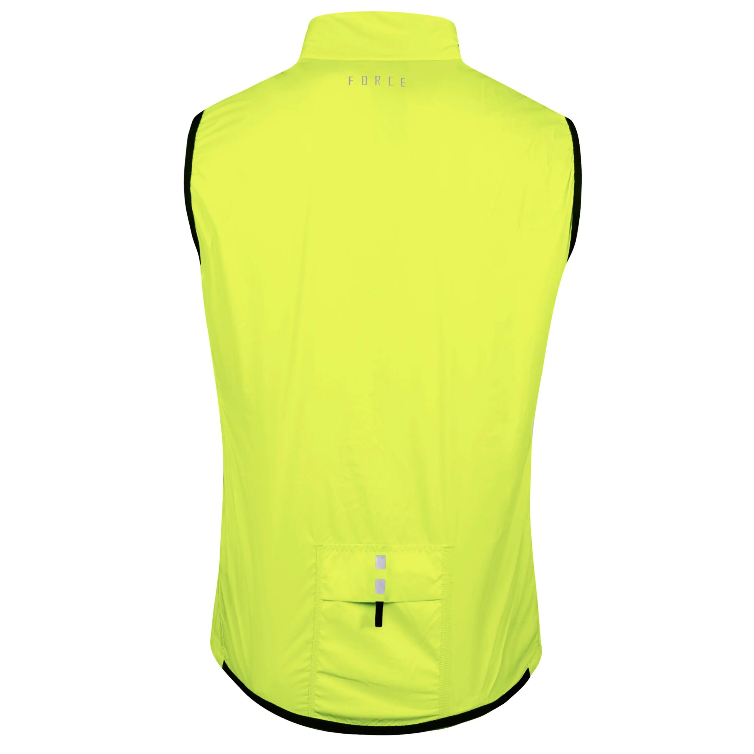 vesta FORCE WINDPRO, plná záda, fluo XL - Obrázek 2