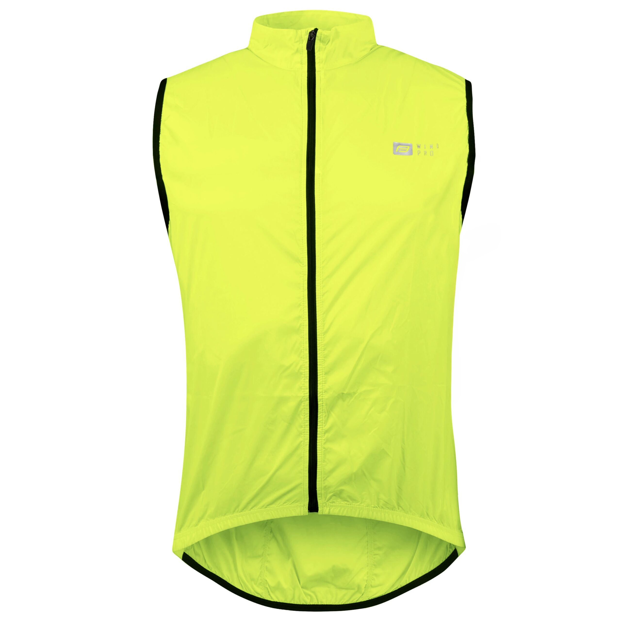 vesta FORCE WINDPRO, plná záda, fluo XL
