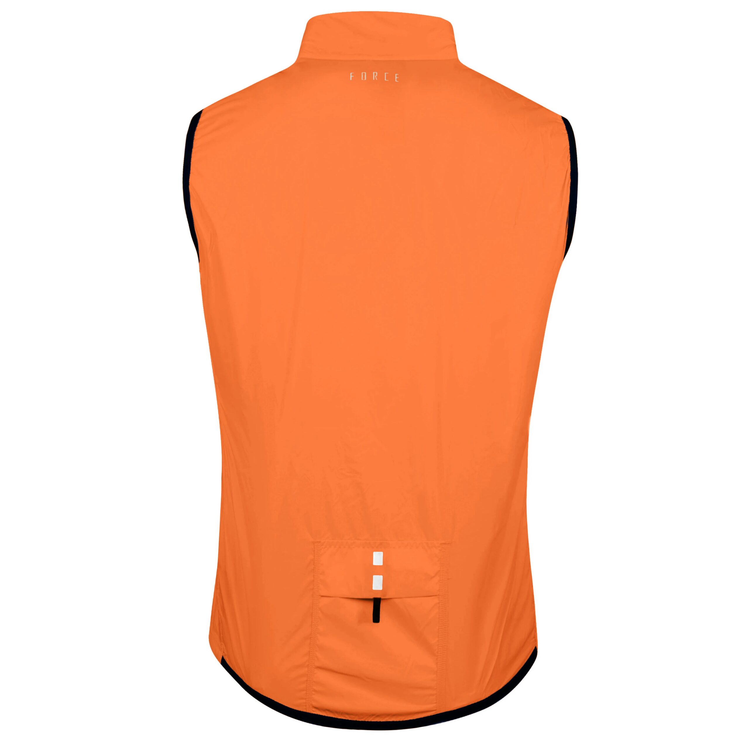 vesta FORCE WINDPRO, plná záda, oranžová 3XL - Obrázek 2