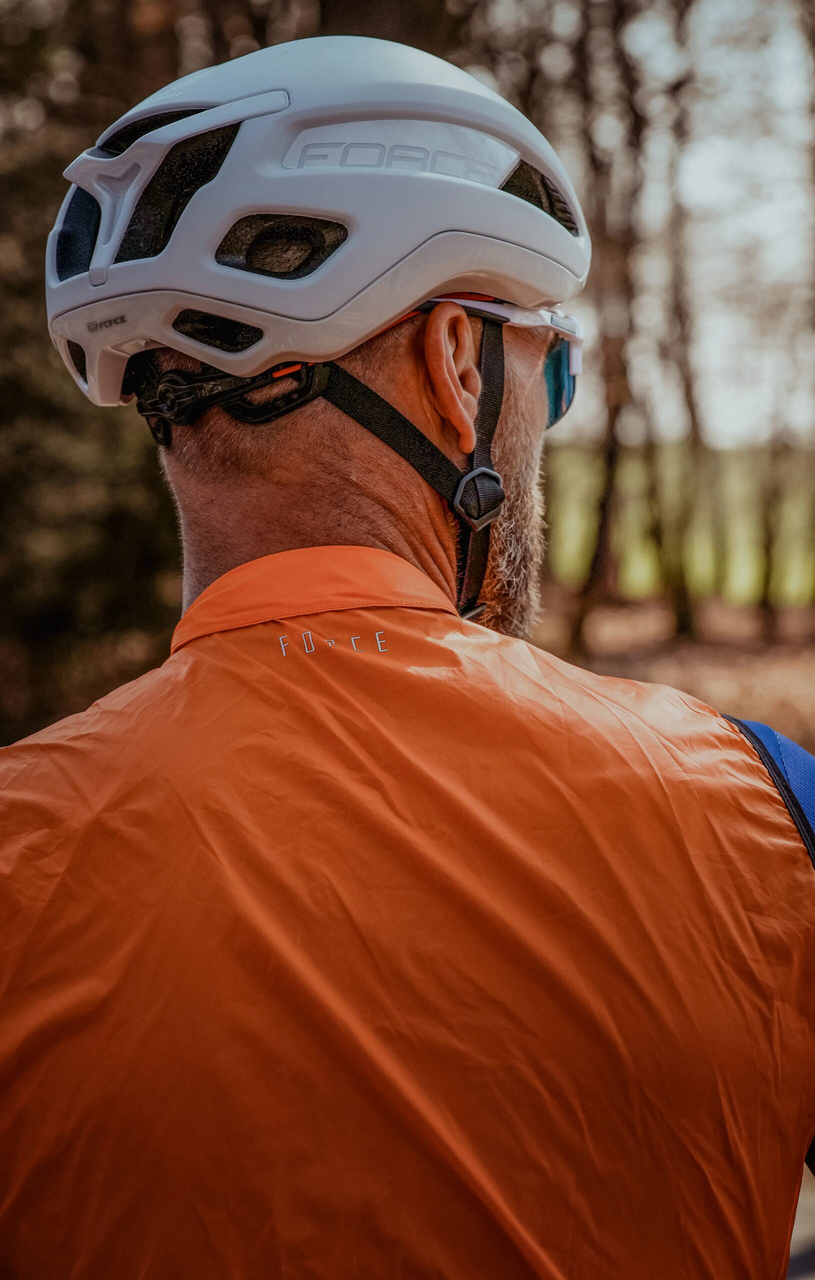 vesta FORCE WINDPRO, plná záda, oranžová 3XL - Obrázek 4
