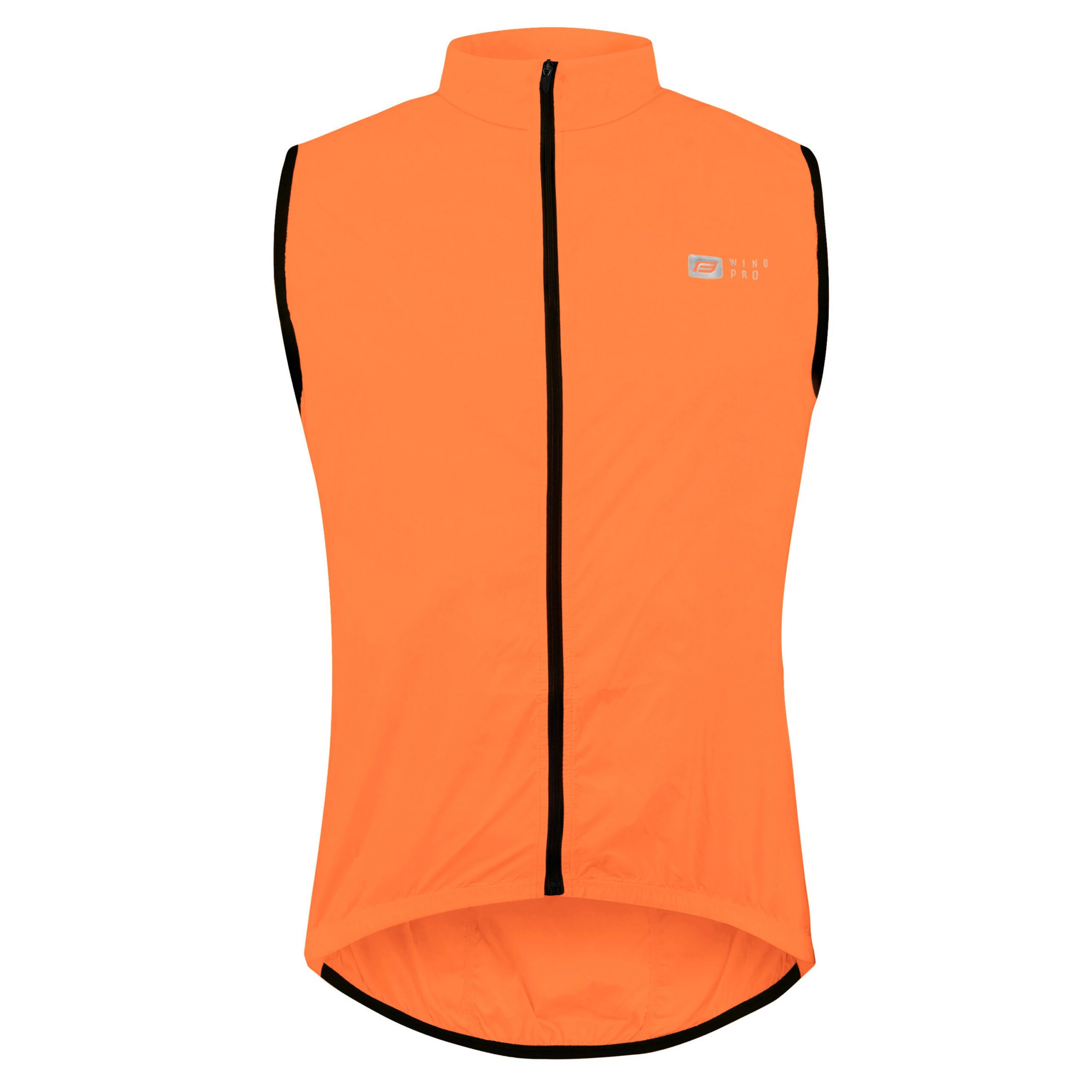 vesta FORCE WINDPRO, plná záda, oranžová