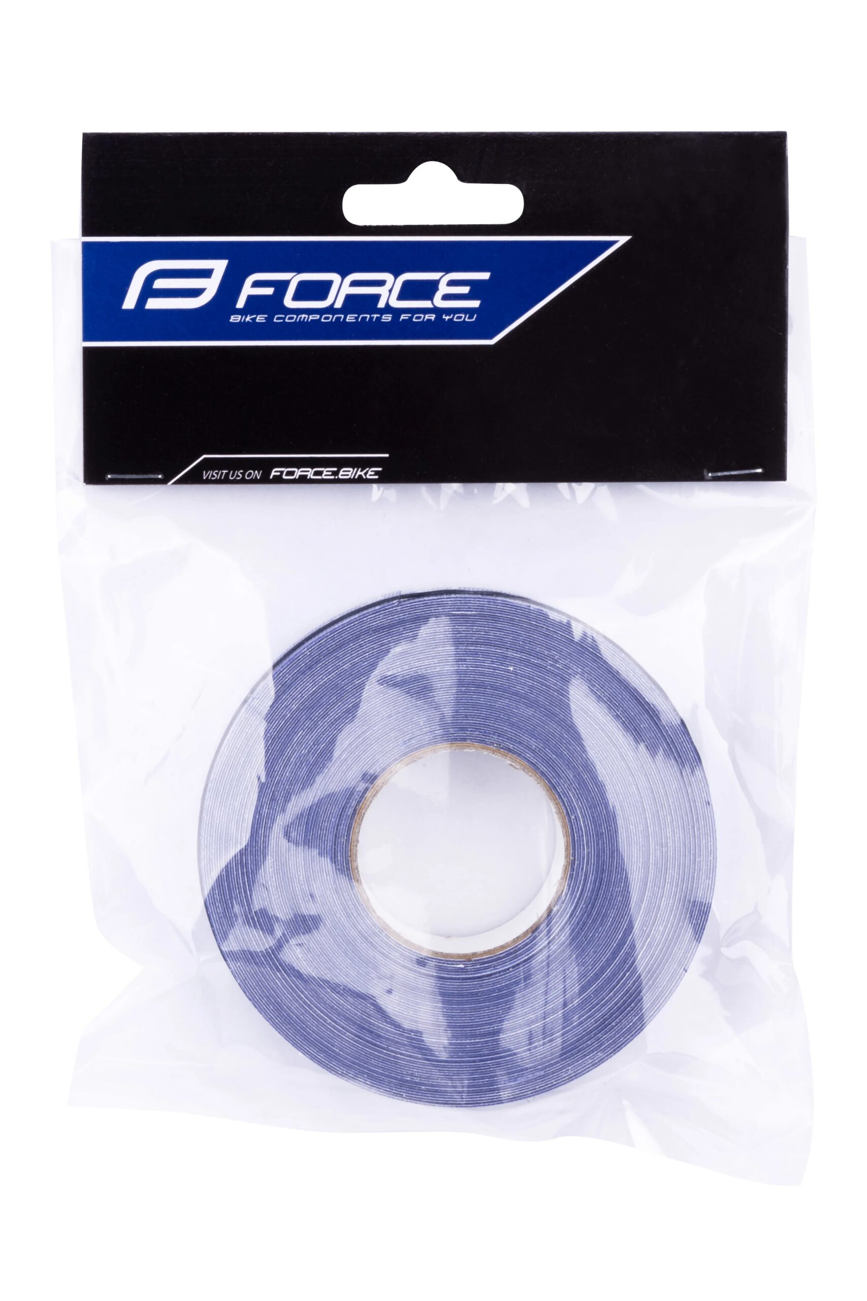 vložka ráfková FORCE lepící 19mm x 10m, modrá - Obrázek 2